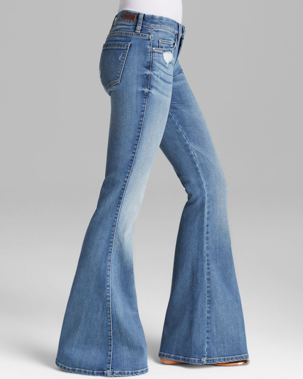 Blank Jeans Flare in Hipstercrite in Blue | Lyst