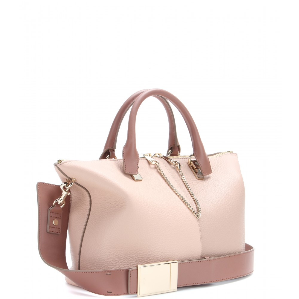red chloe handbag - Chlo Baylee Medium Leather Tote in Pink (blush) | Lyst