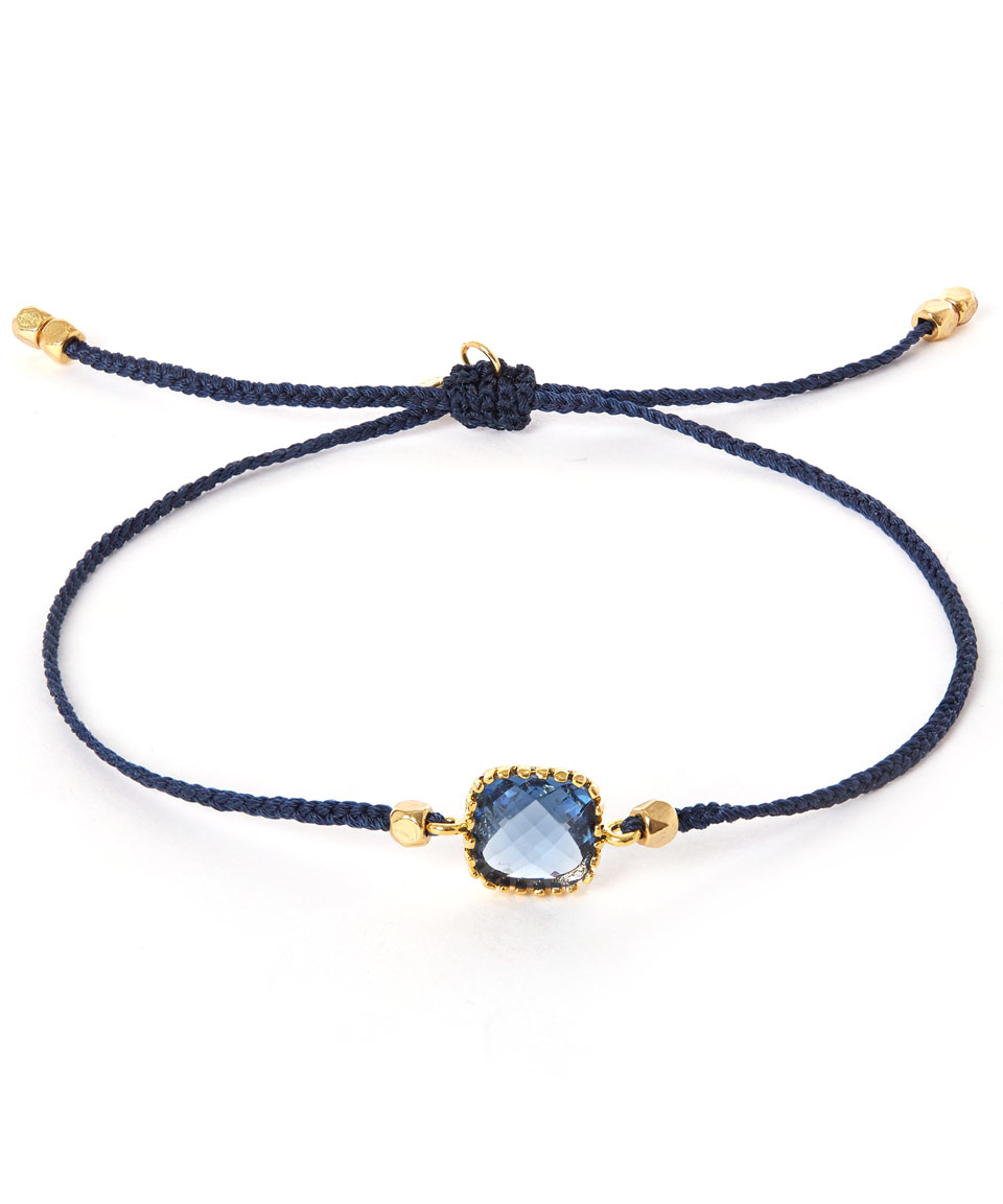 Lyst Tai Blue Gemstone Woven Bracelet In Gallery