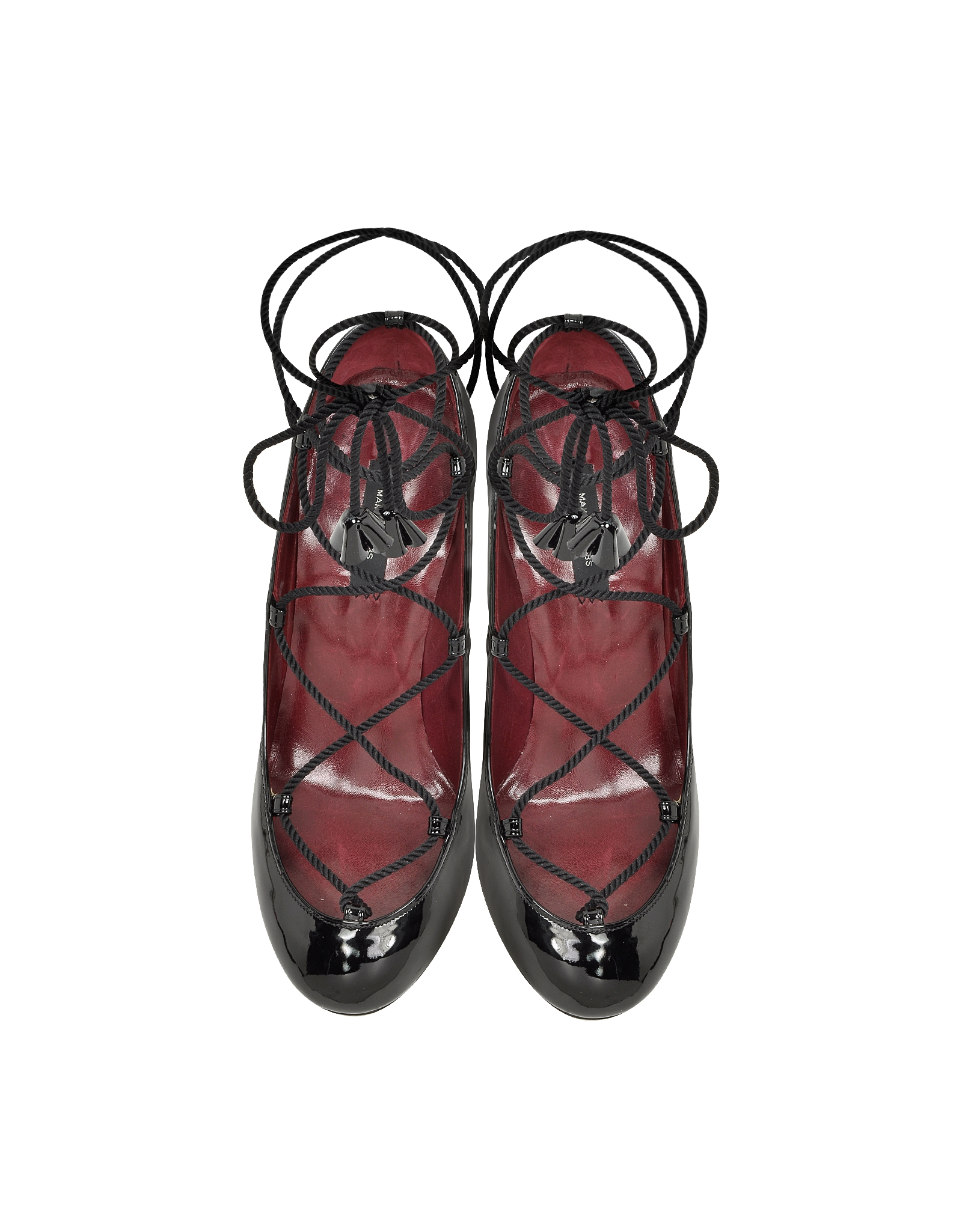 marc jacobs black patent leather shoes