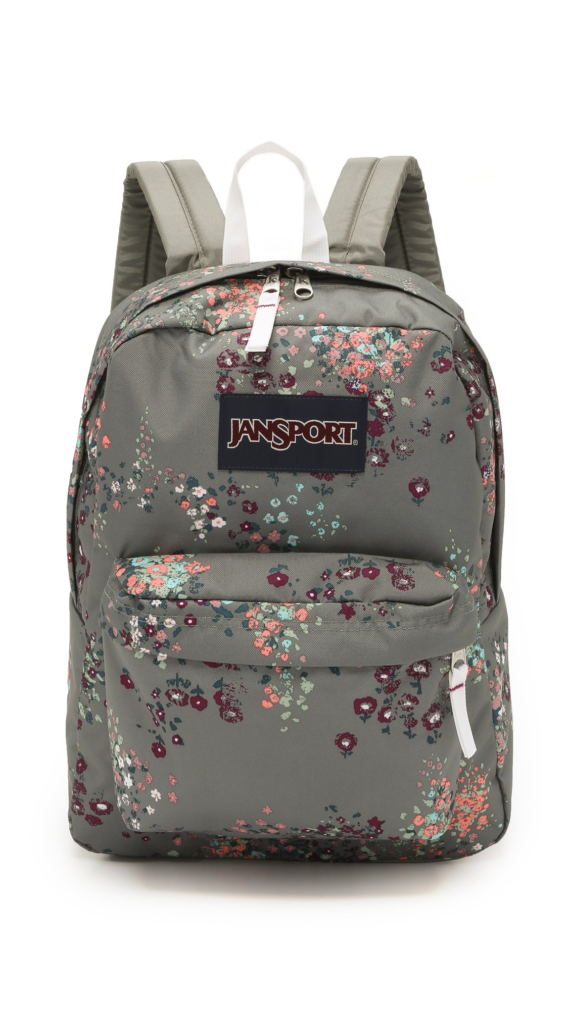 Jansport Superbreak Backpack - Shady Grey Sprinkled Floral in Gray - Lyst