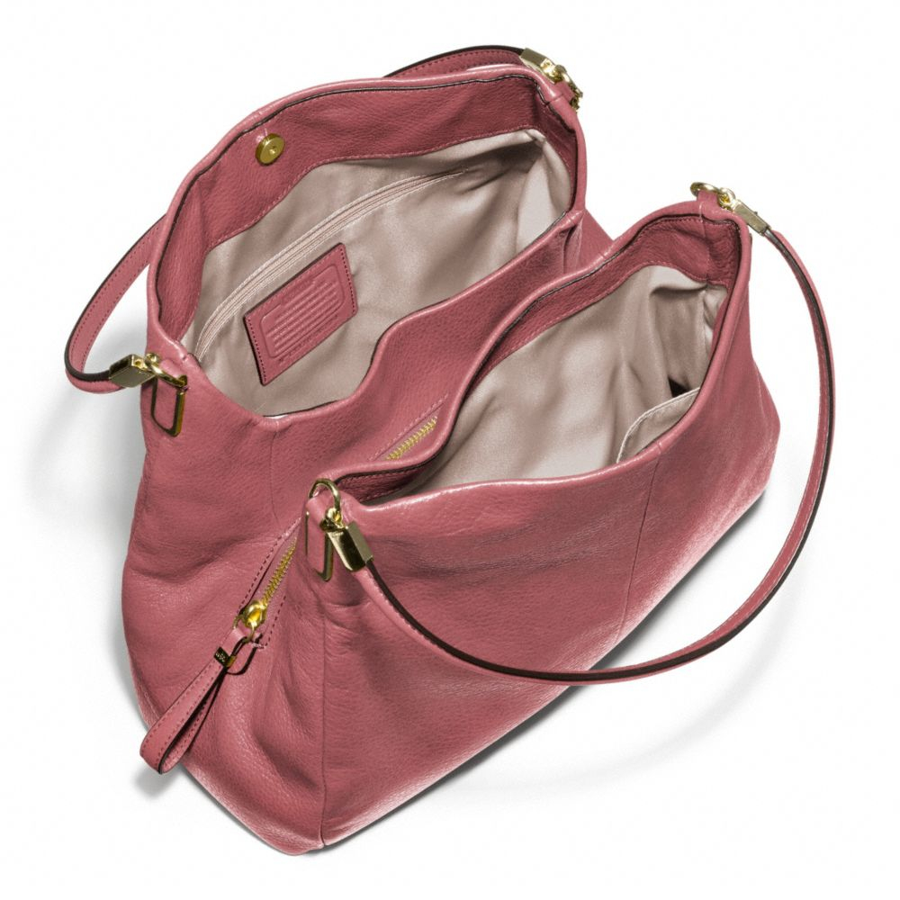 Lyst - COACH Madison Small Phoebe Shoulder Bag in Leather in Pink