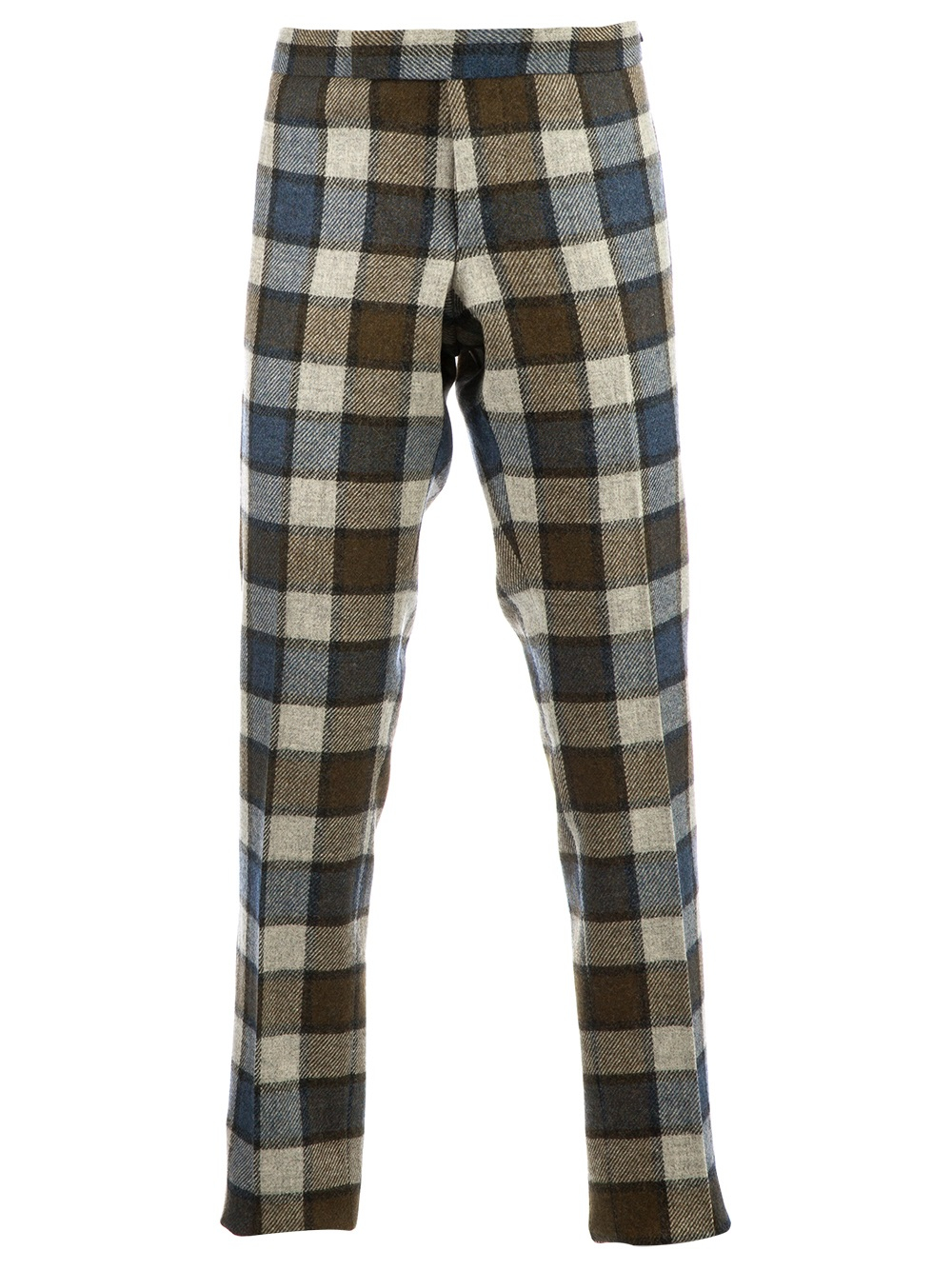 Lyst - Thom Browne Checked Trouser in Green for Men