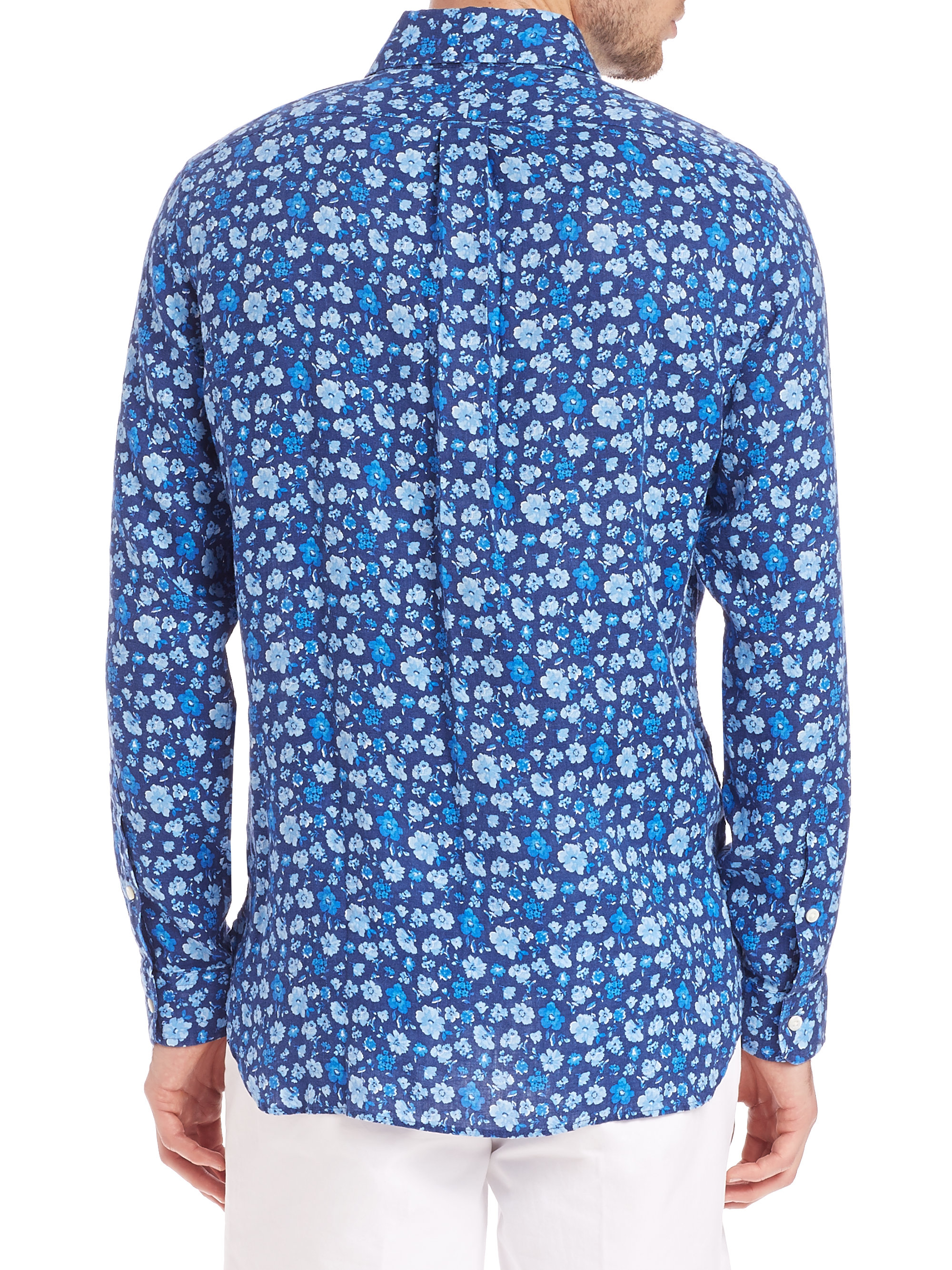floral ralph lauren shirt