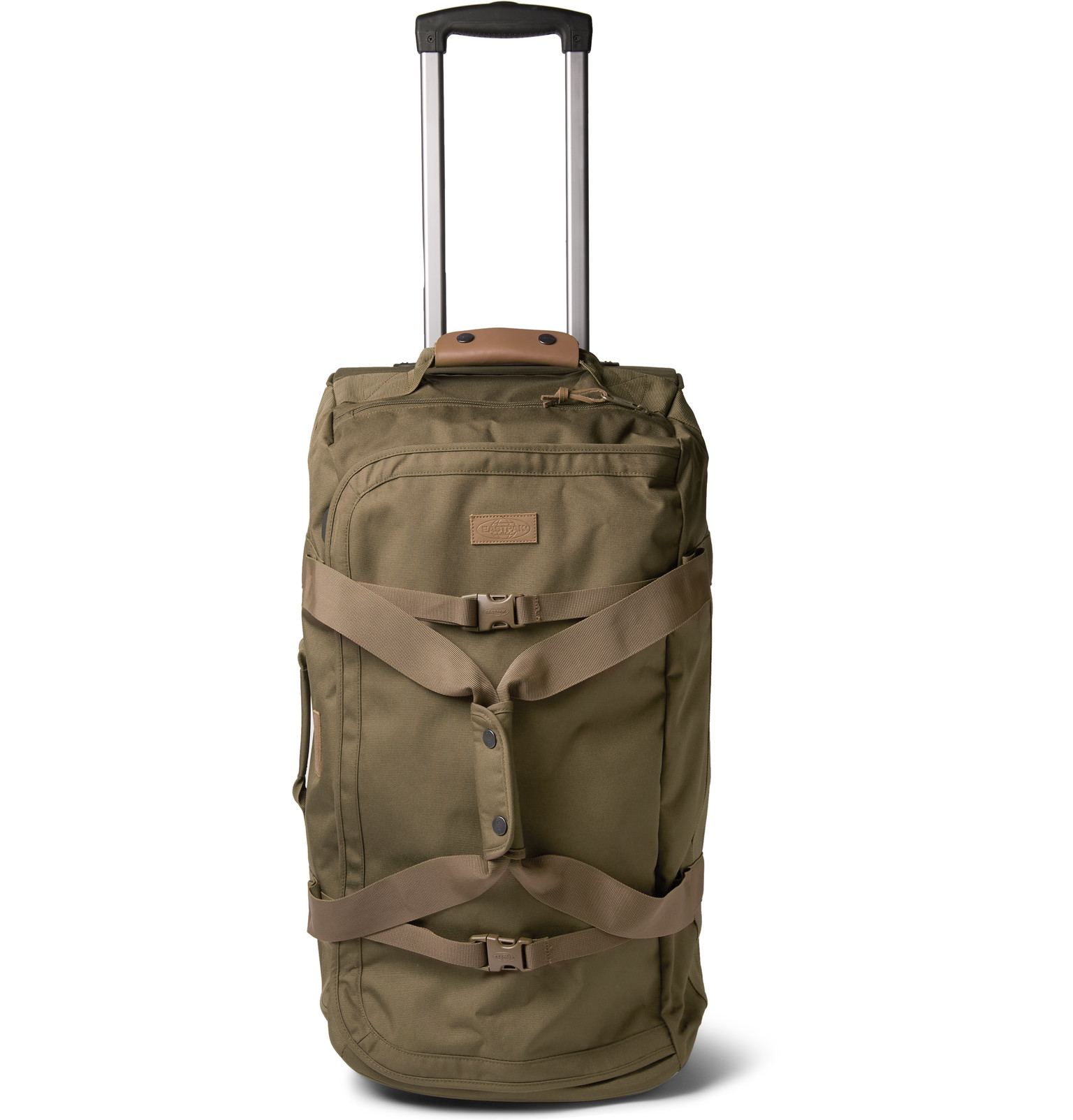Eastpak Byles M Canvas Wheeled Suitcase in Green for Men | Lyst