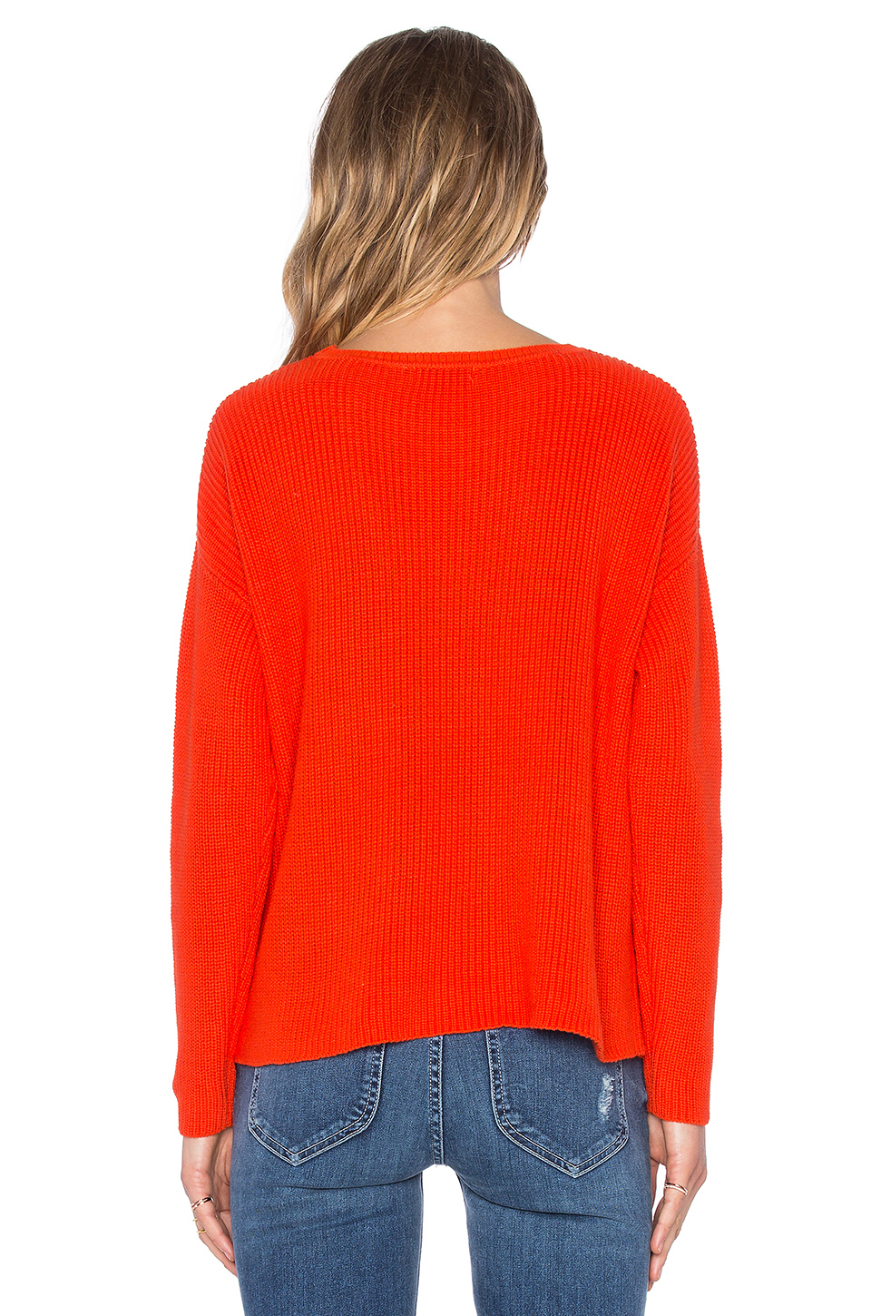 Lyst 525 America Crew Neck Crop Sweater in Red
