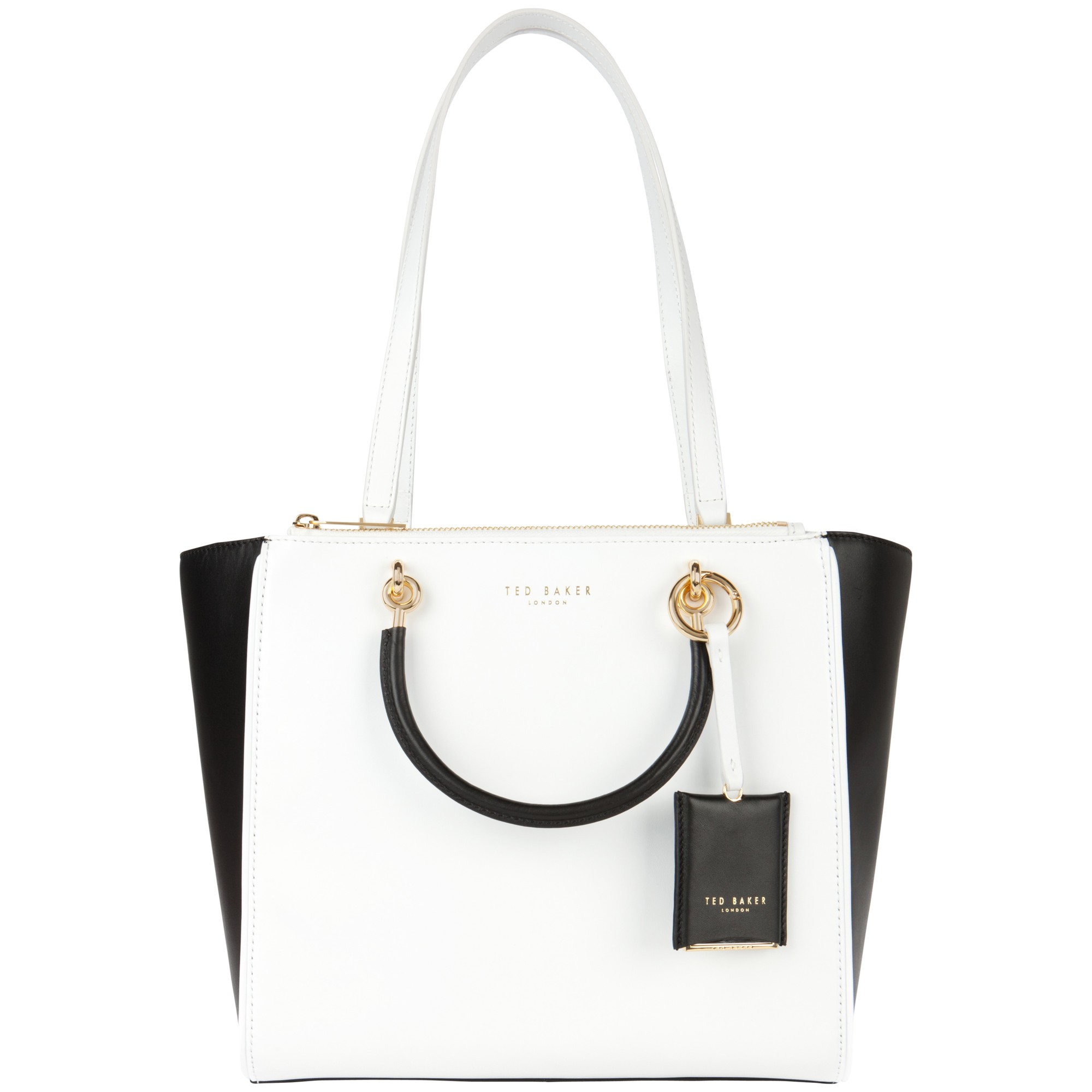 Ted Baker Mellays Leather Per Handbag In White Lyst Gallery