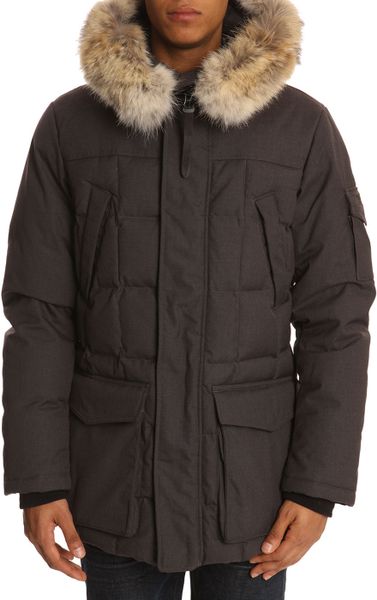 Woolrich Teton Blizzard Grey Parka in Gray for Men (grey) | Lyst