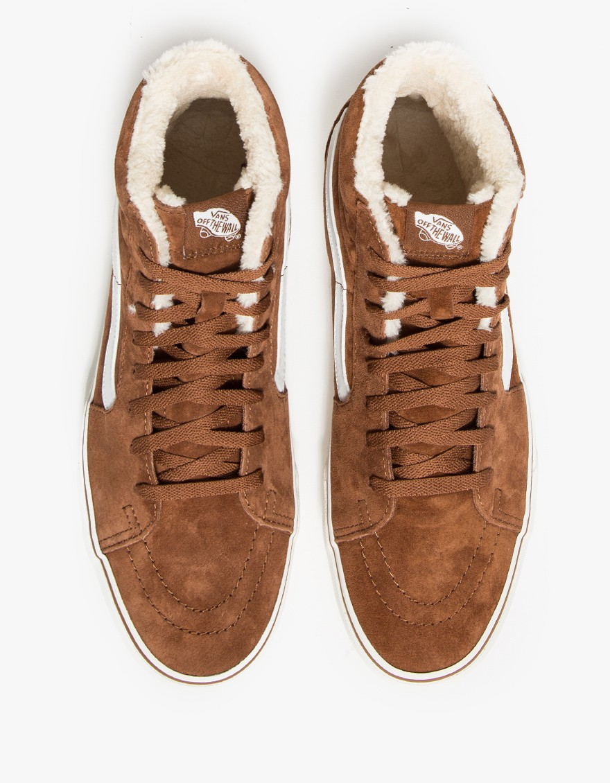 vans skate hi pig brown suede vans skate hi pig brown suede