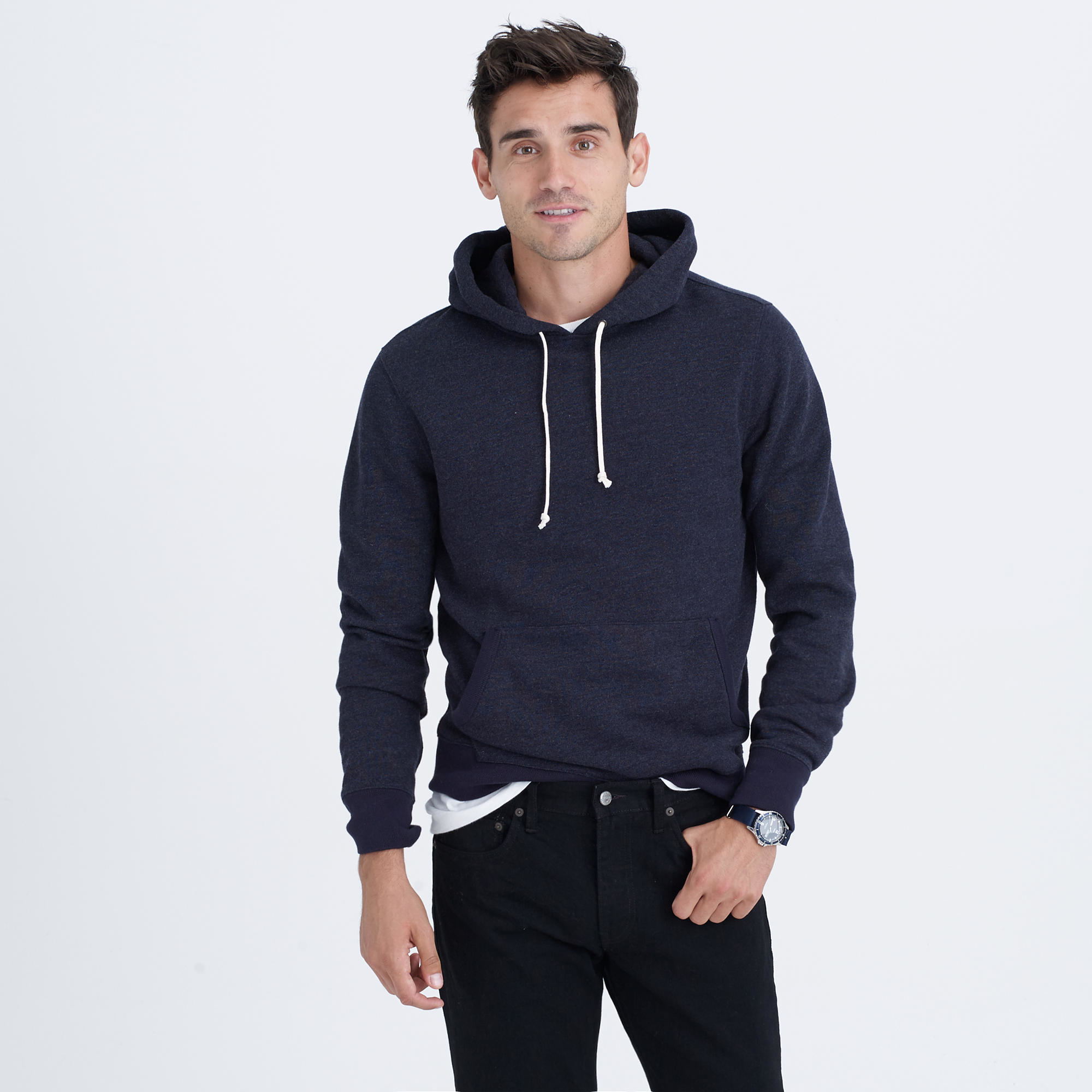 J.crew Pullover Hoodie in Blue for Men | Lyst