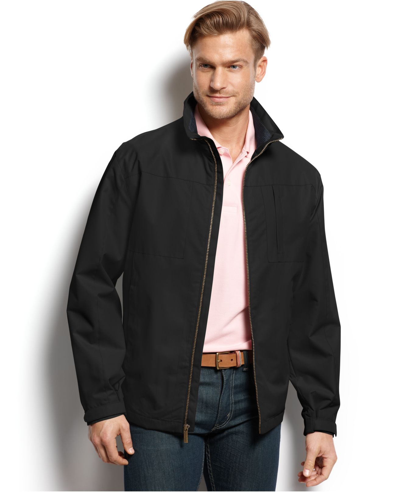 Lyst - London Fog Hayes Lined Hipster Jacket in Black for Men