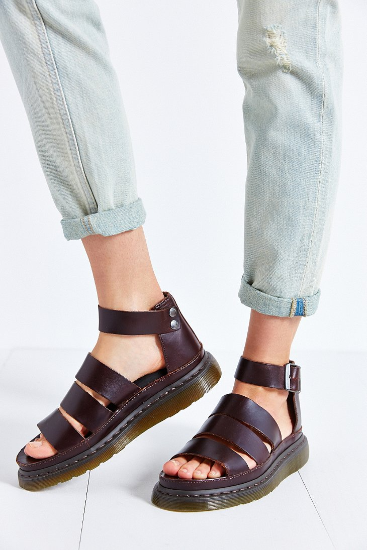 Lyst - Dr. Martens Clarissa Chunky Strap Sandal in Purple