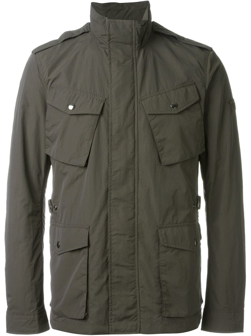 Woolrich Military Jacket in Gray for Men (GREY) - Save 31% | Lyst