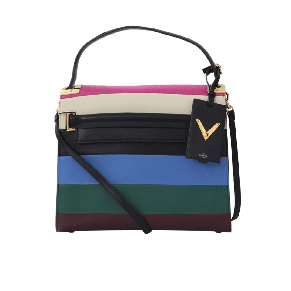 Lyst Valentino My Rockstud Striped Bag Gallery