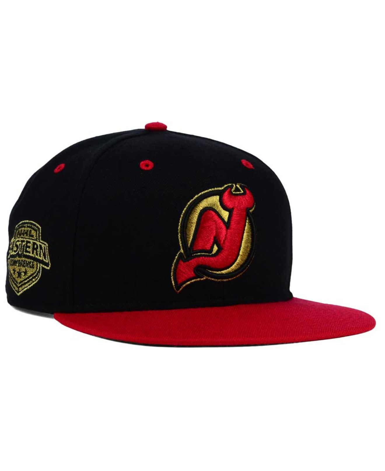 Lyst 47 Brand New Jersey Devils Gold Rush Snapback Cap in Black for Men