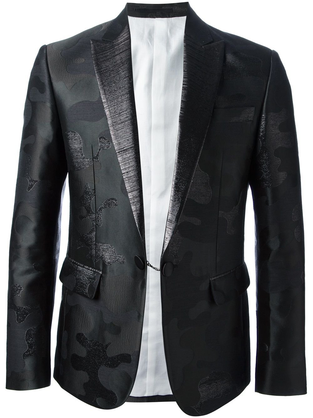 dsquared camouflage embroidered suit black men lyst dsquared camouflage embroidered suit black men lyst