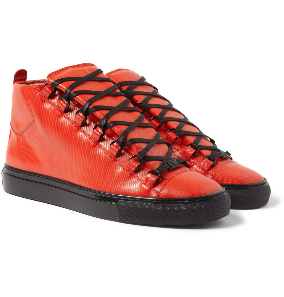 Balenciaga Speed 20 LT Bicolor Special RedBlkWhite Sz 46 Mens Sneakers  Shoes  eBay