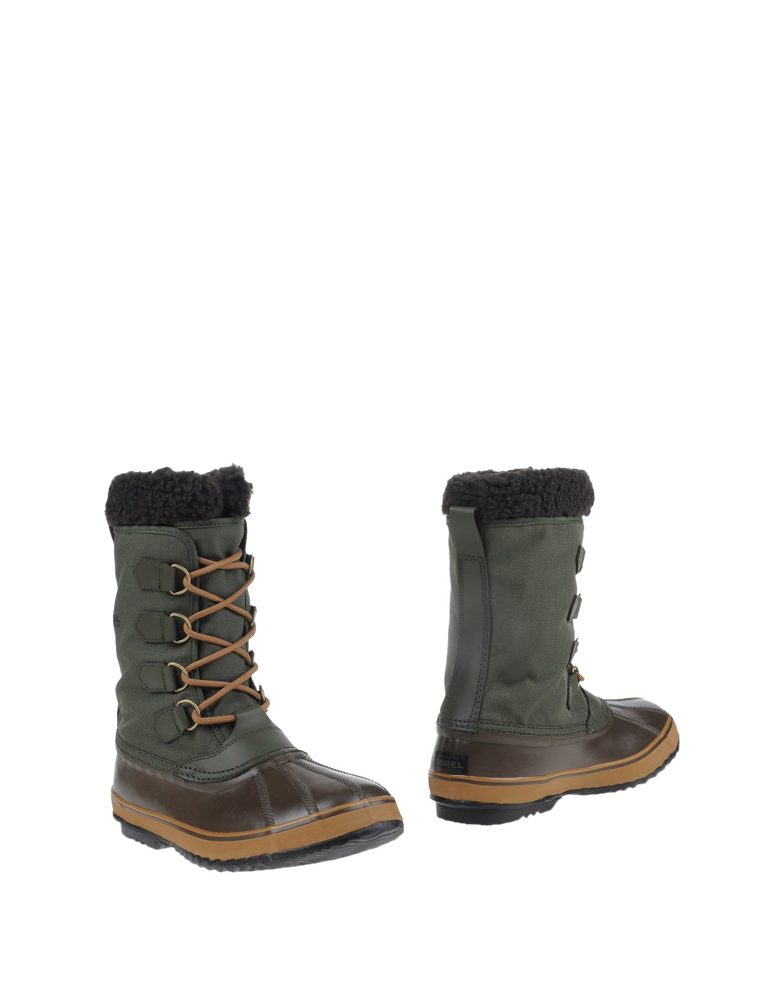 snow boots green