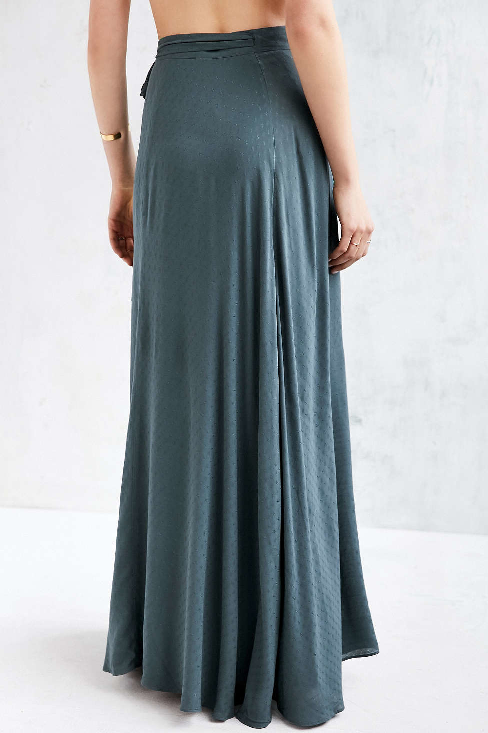 Lyst Ecote Zella Boho Wrap Maxi Skirt in Blue
