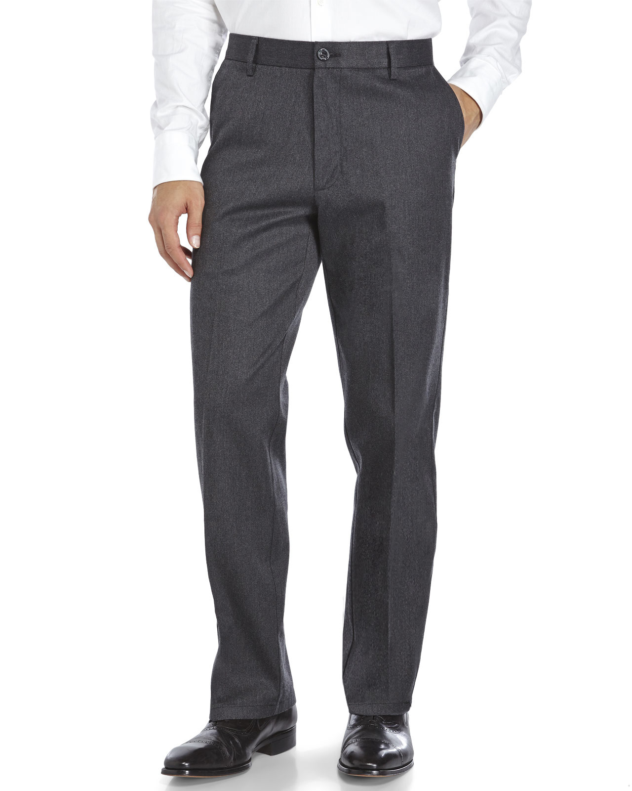 Dockers Signature Khaki Straight Fit Herringbone Pants in Gray for Men ...