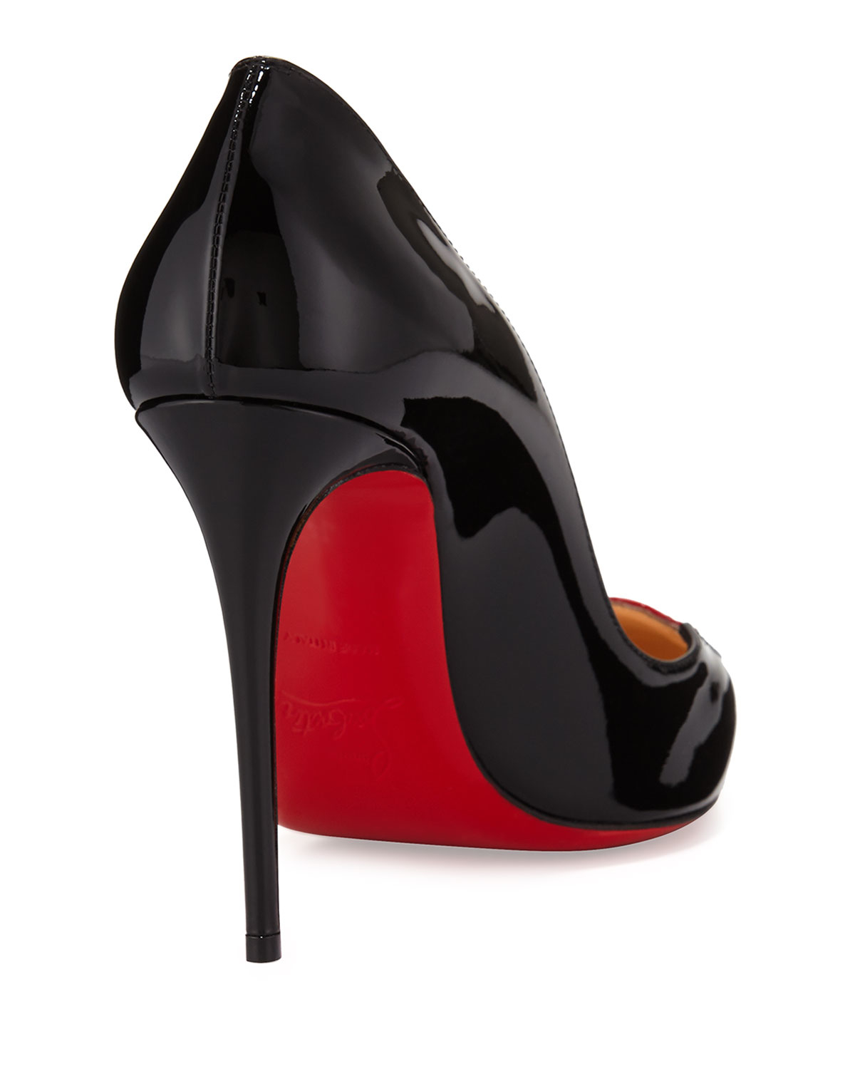 Christian louboutin Doracora Patent Heart Red Sole Pump in Red ...