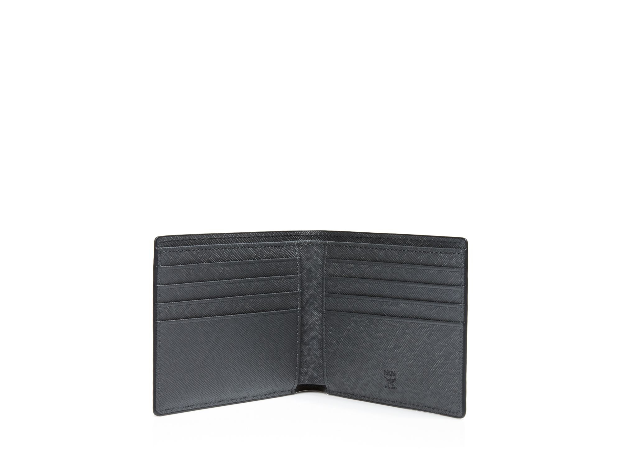Lyst Mcm Claus Bifold Wallet in Black for Men