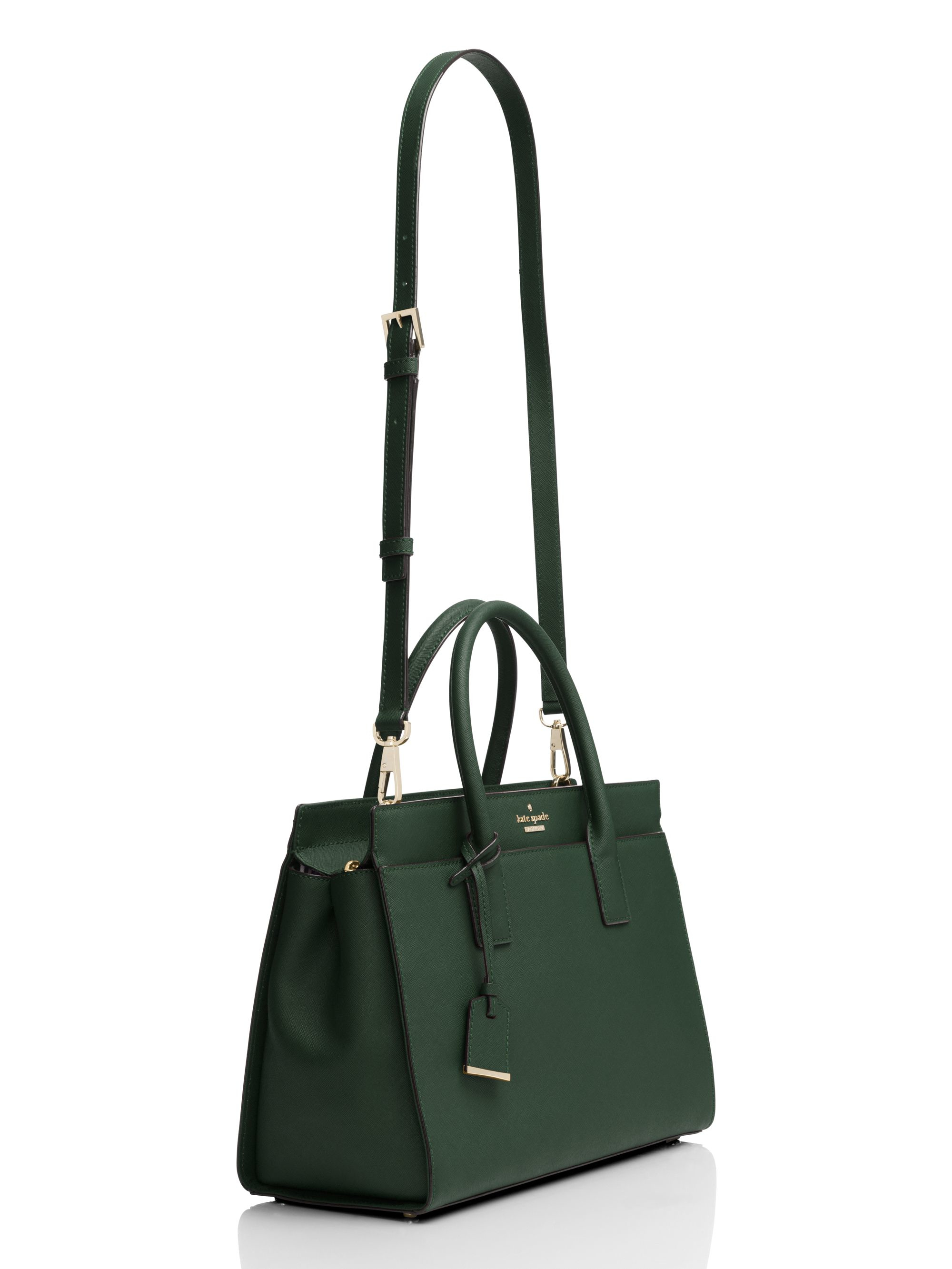 Kate spade Cameron Street Candace Satchel in Blue (deep indigo/black