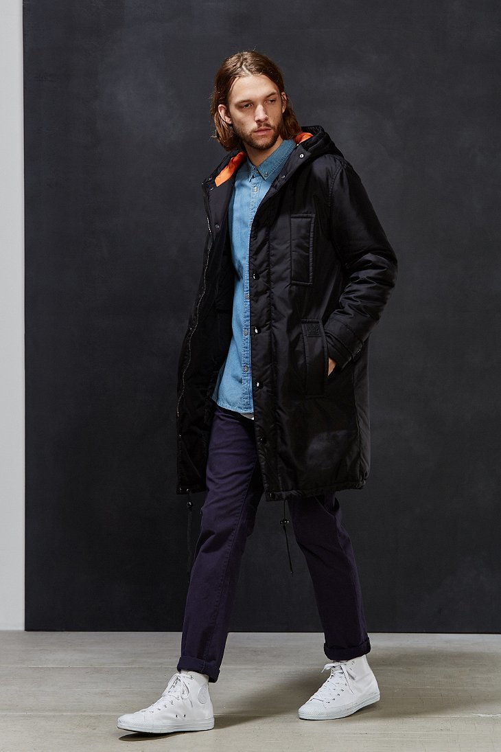 Cheap monday Area Parka Jacket in Black for Men | Lyst