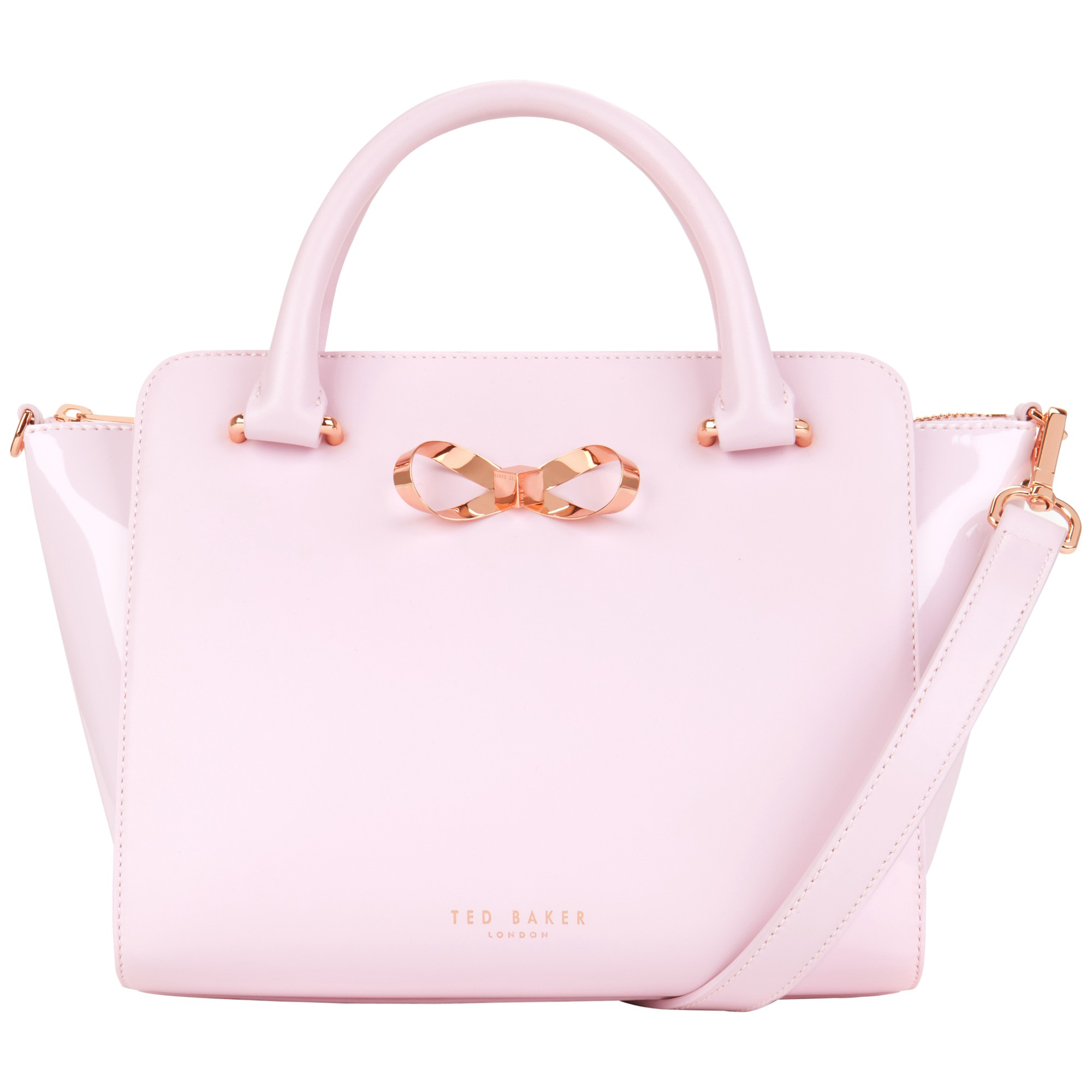 Ted Baker Paiton Bow Leather Tote Bag In Pink Lyst Gallery