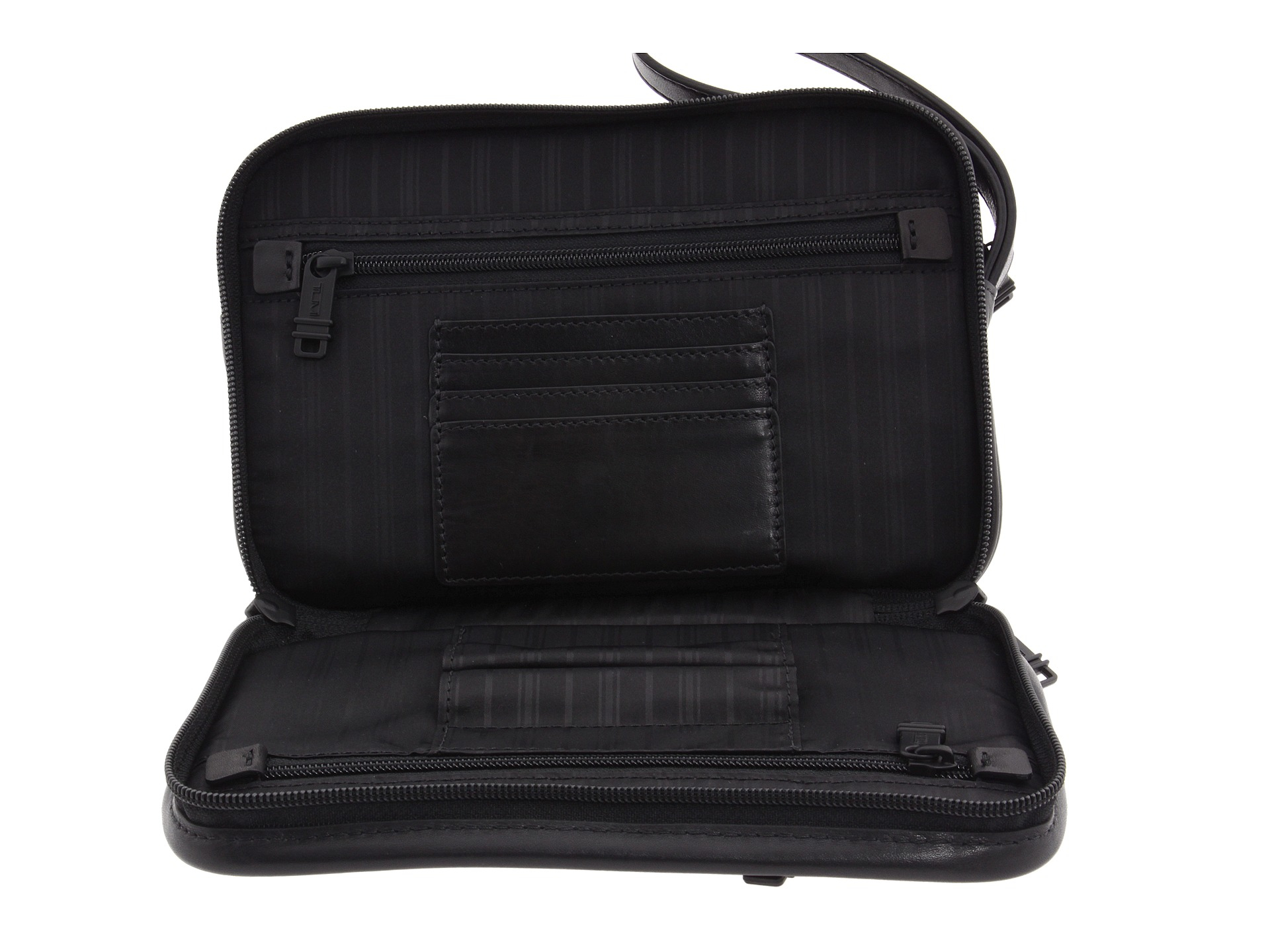 Tumi Men's Leather Clutch Bag Literacy Basics