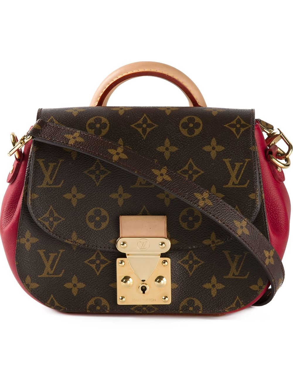 Lyst - Louis Vuitton Monogram Print Satchel in Brown