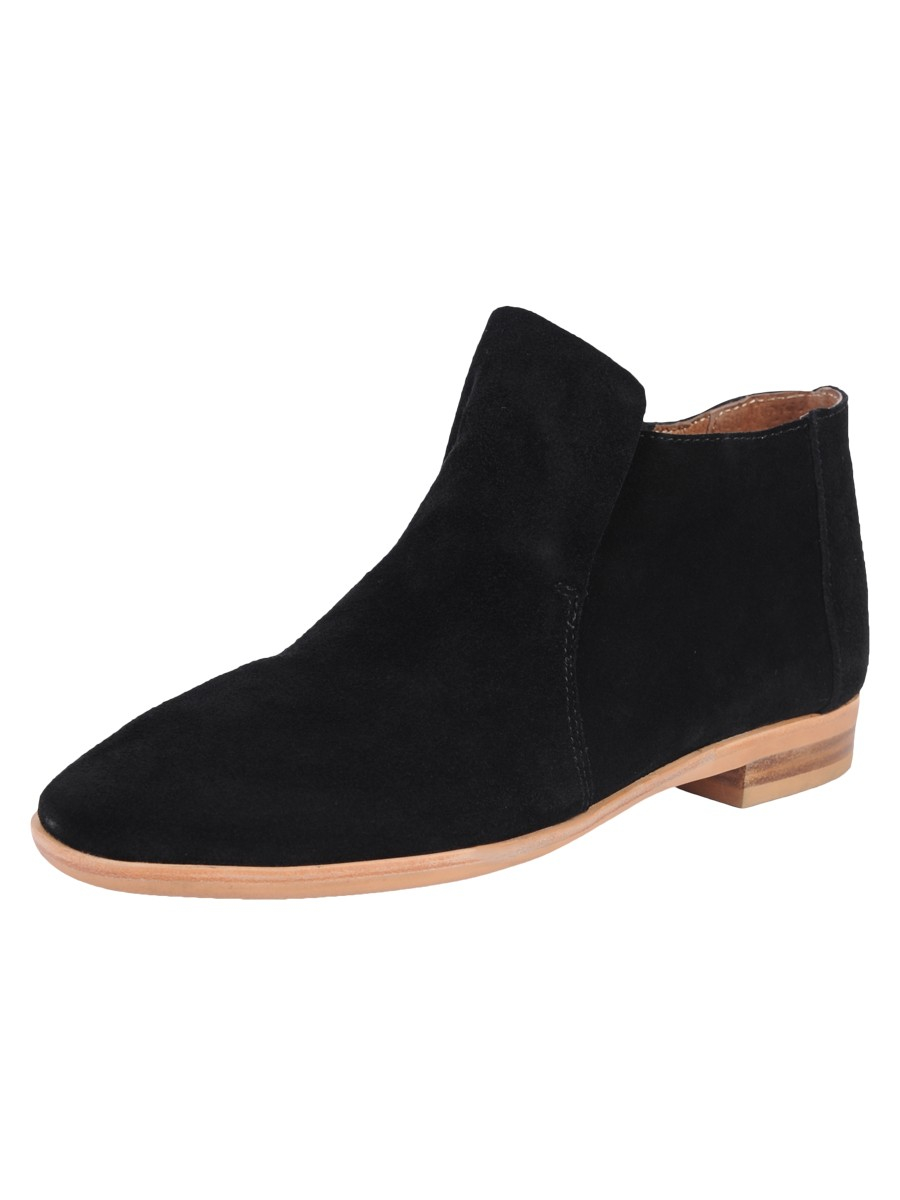 Jeffrey campbell Pippen Suede Ankle Boots in Black | Lyst