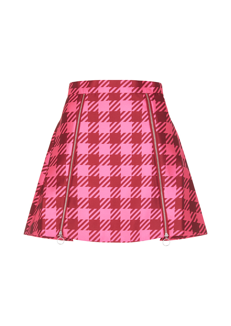 Pink Gingham Skirt 43