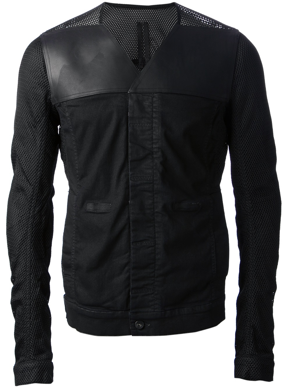 Lyst DRKSHDW by Rick Owens Mesh Jacket in Black for Men