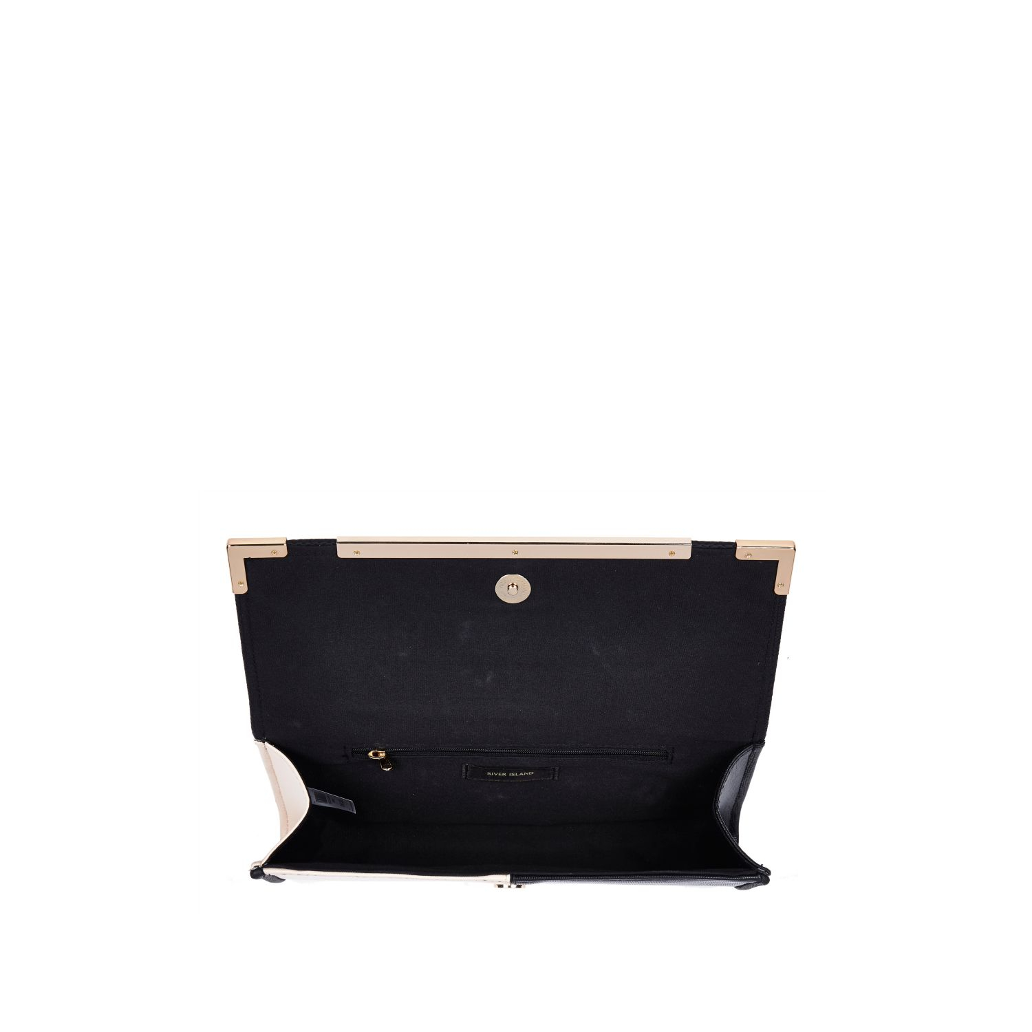 Black Clutch River Island at Maureen Scott blog