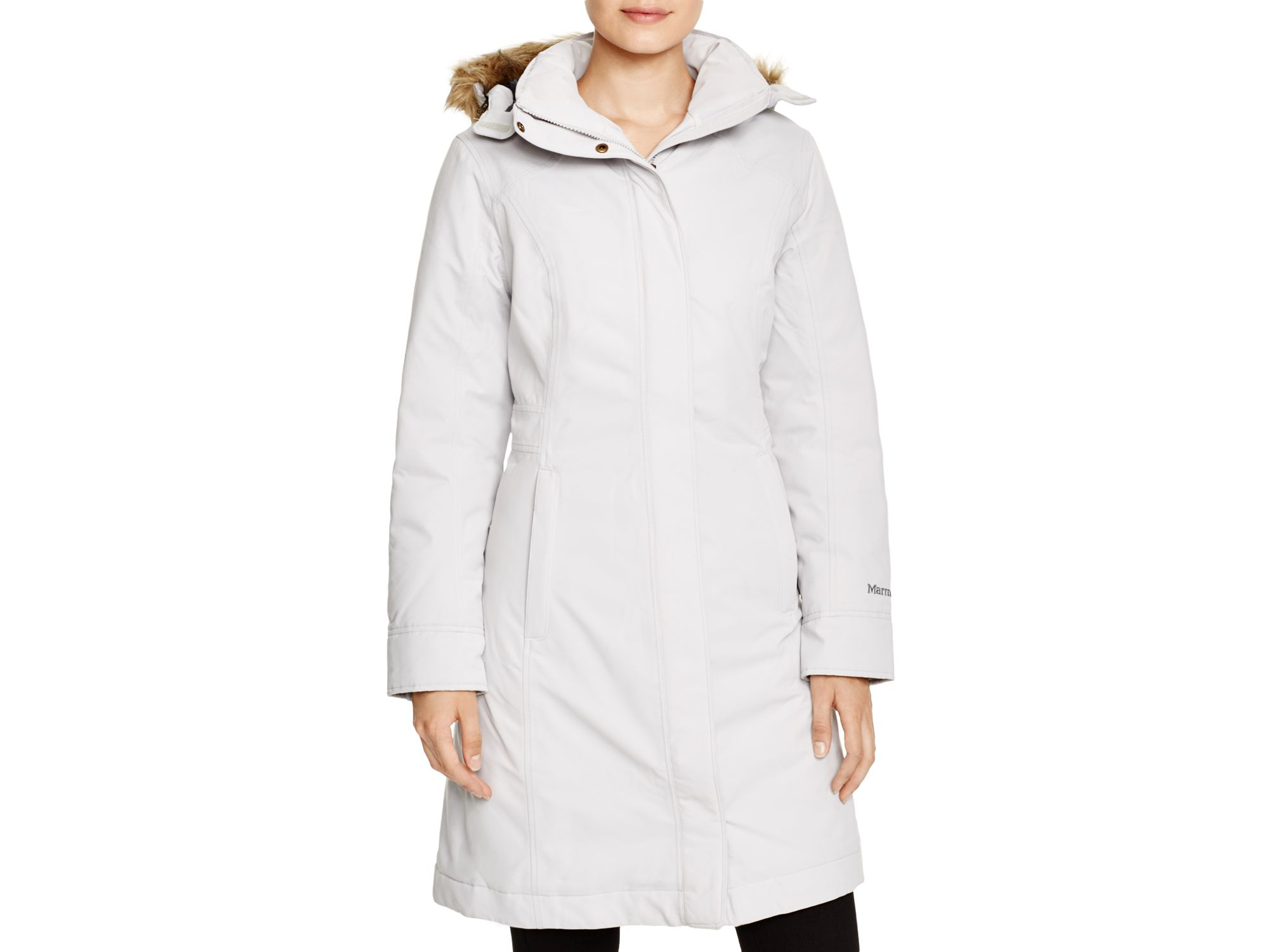 Lyst Marmot Down Coat Chelsea Waterproof in Gray