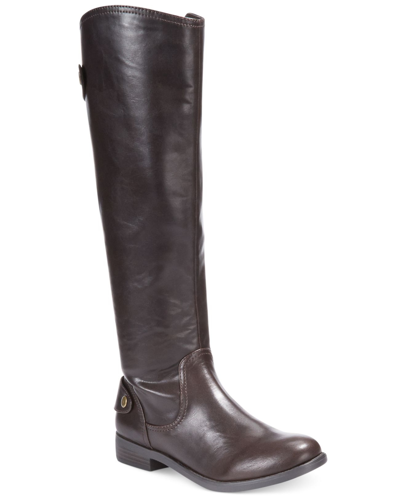 Lyst - Report Hildie Tall Shaft Riding Boots in Brown