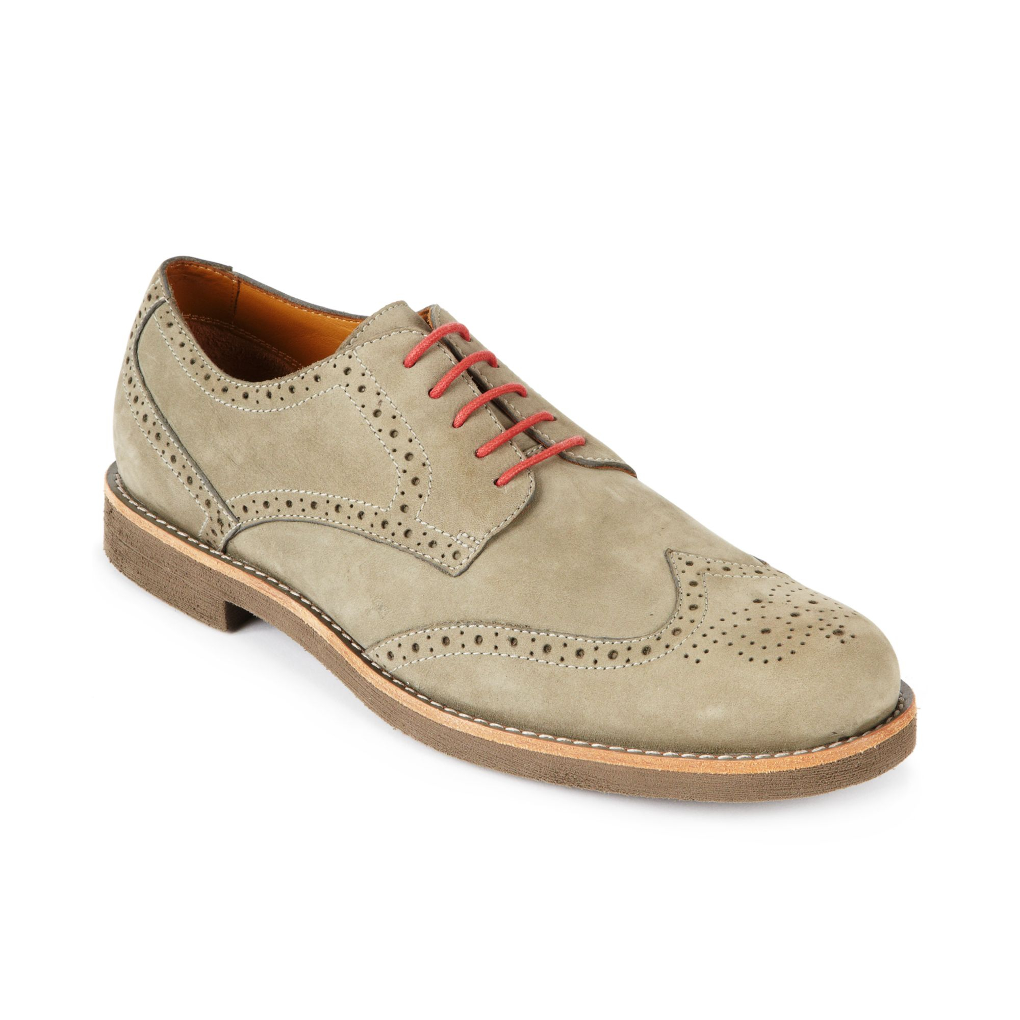 Sebago Thayer Wing Tip Shoes in Brown for Men (Grey) | Lyst