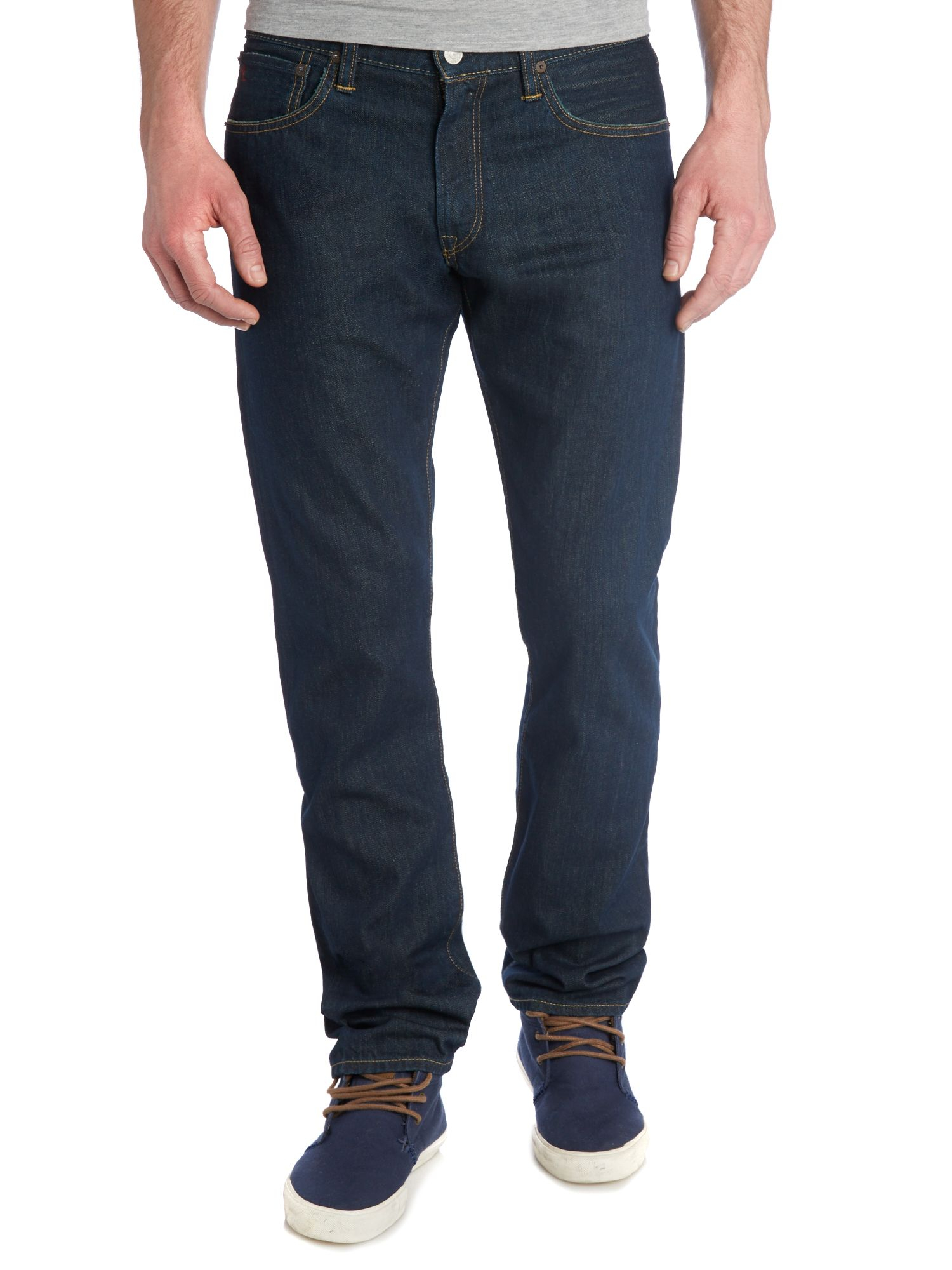 Polo ralph lauren Hampton Straight Fit Jeans in Blue for Men (Denim) | Lyst