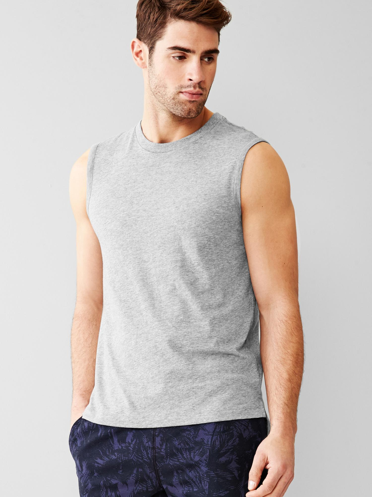 Gap Gray Gym Issue Muscle Tank for Men Lyst