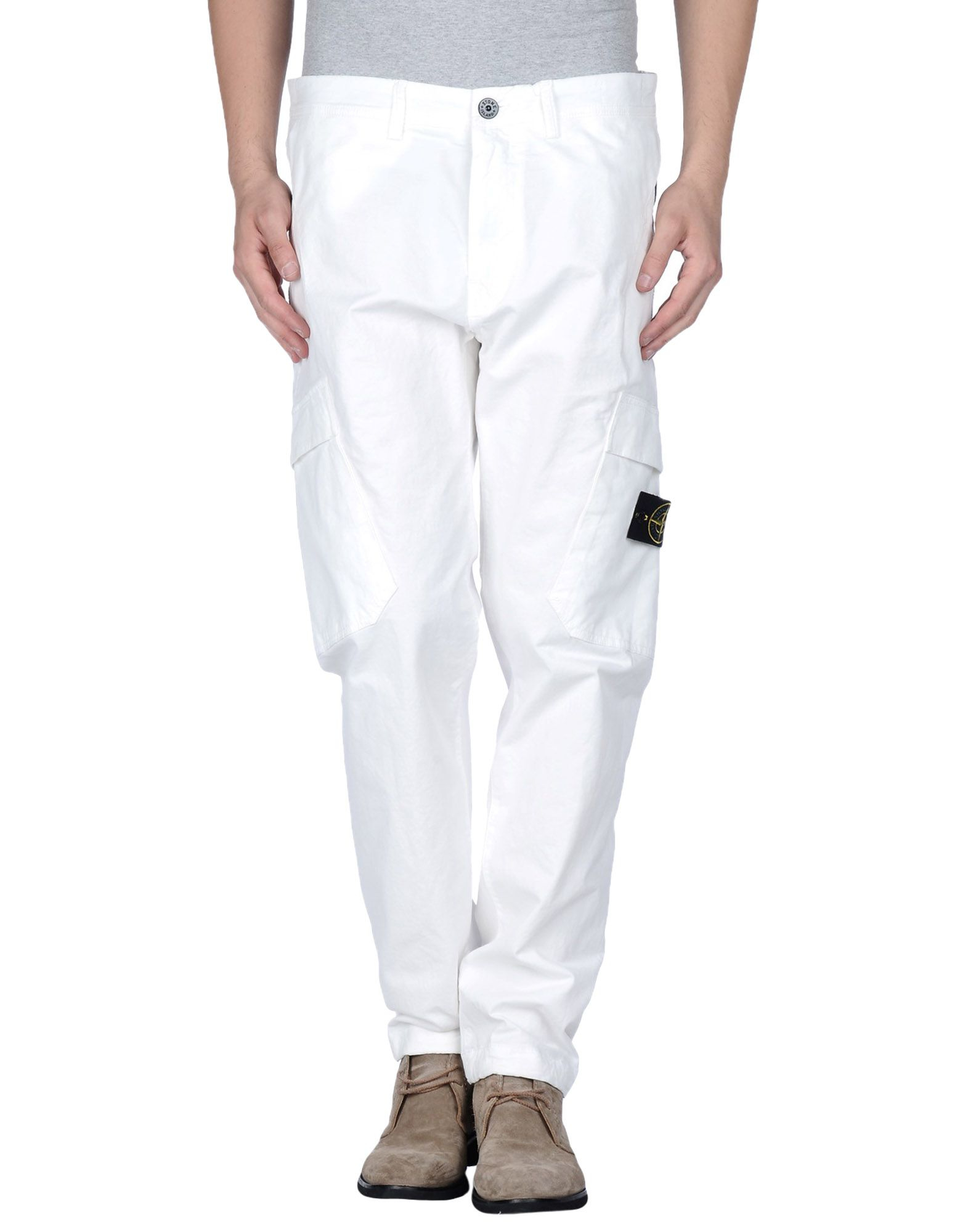Stone Island Casual Pants in White for Men