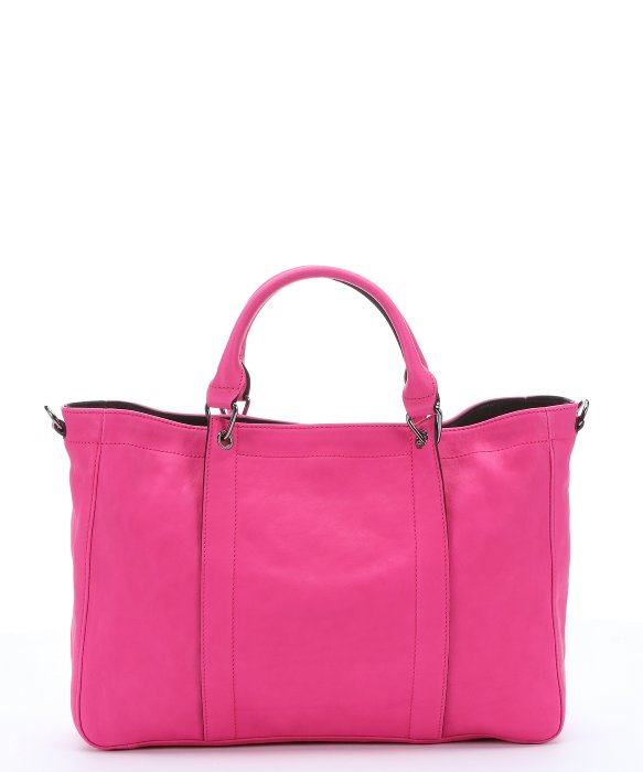 Lyst - Longchamp Hot Pink Leather '3d' Convertible Tote in Pink