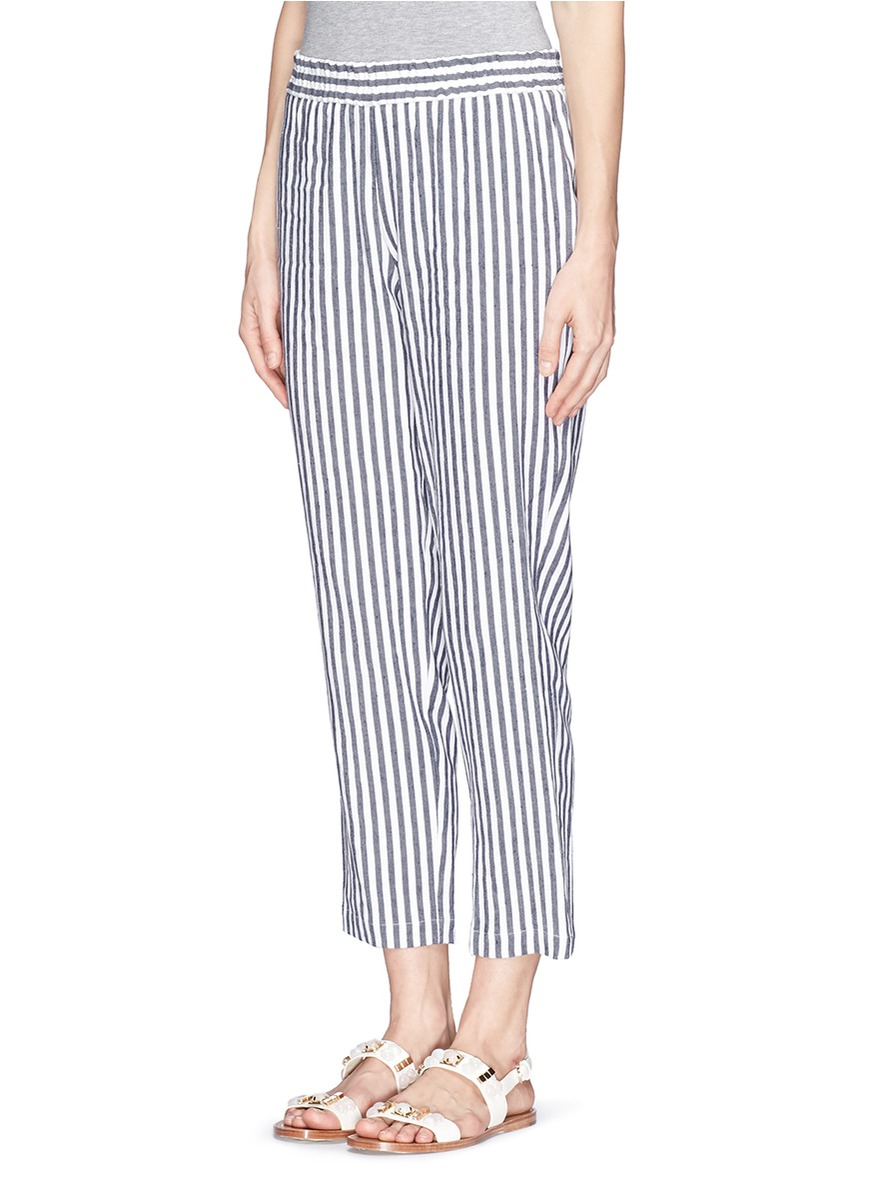 theory striped pants