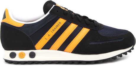 Adidas La Trainer Navy Orange Sneakers in Blue for Men (navy) | Lyst