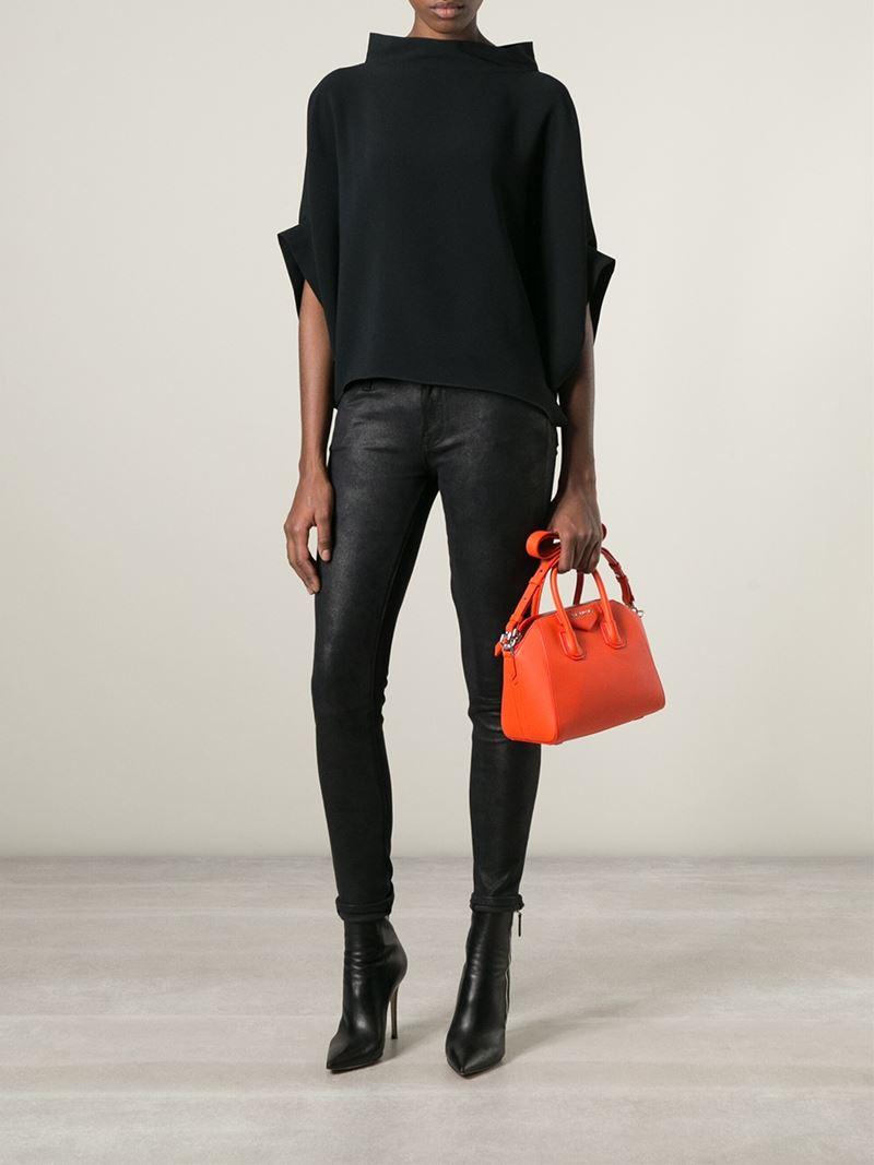 Lyst Givenchy Mini Antigona Crossbody Bag In Orange Gallery Previously Sold At Farfetch Women S Givenchy Antigona