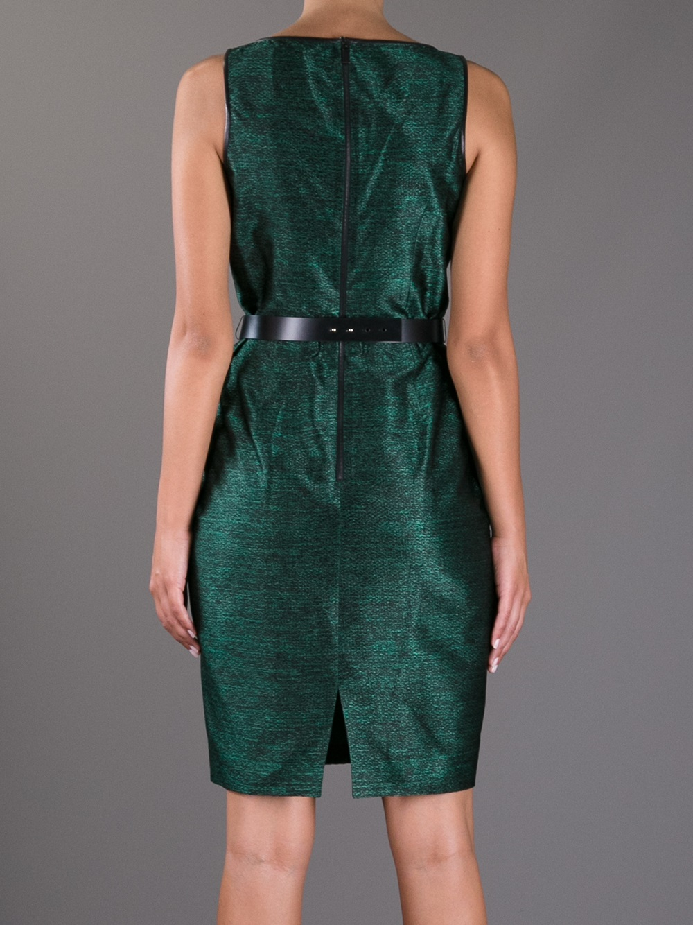 jason wu green silk dress