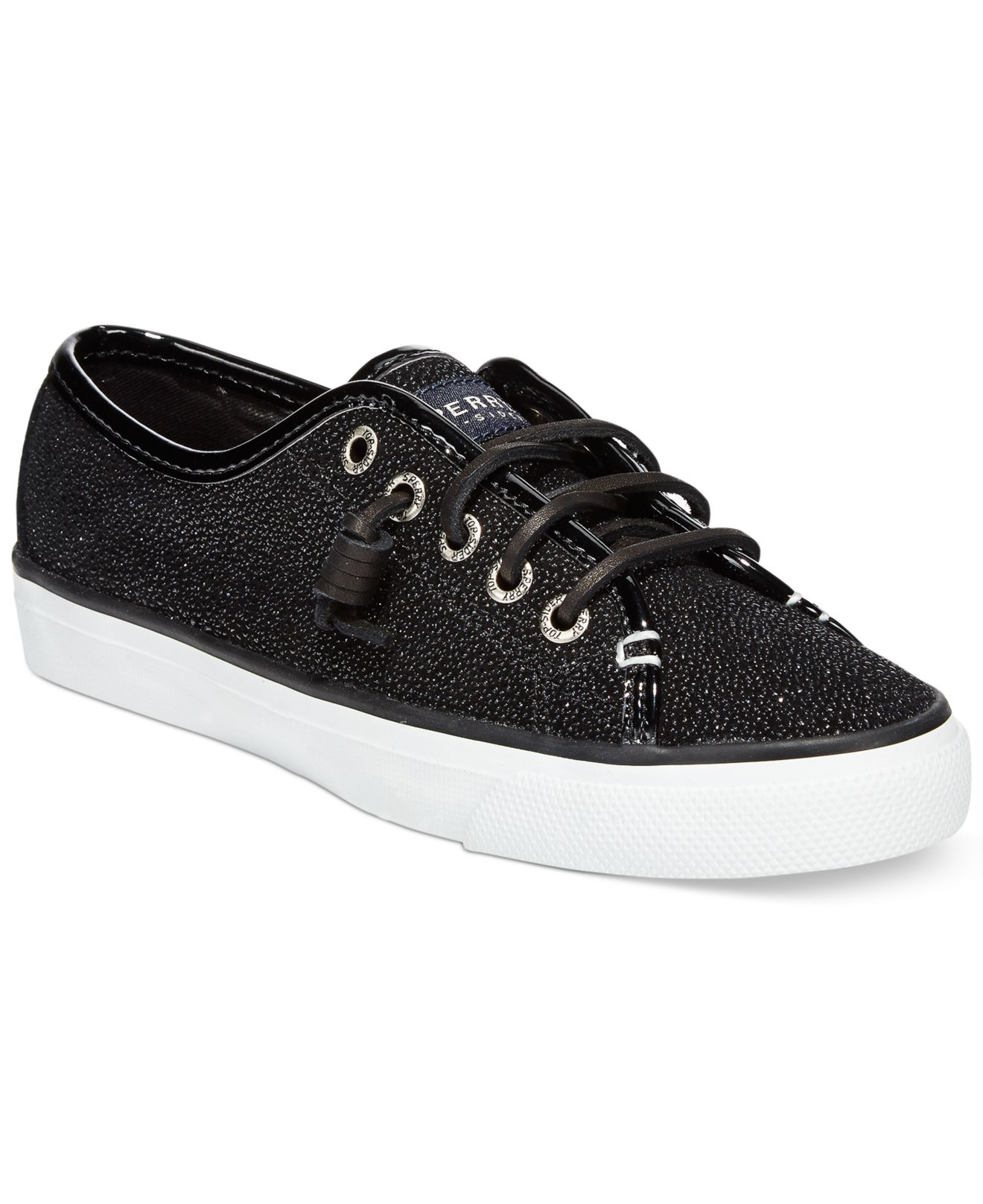 Sperry top-sider Women's Seacoast Sneakers in Black | Lyst