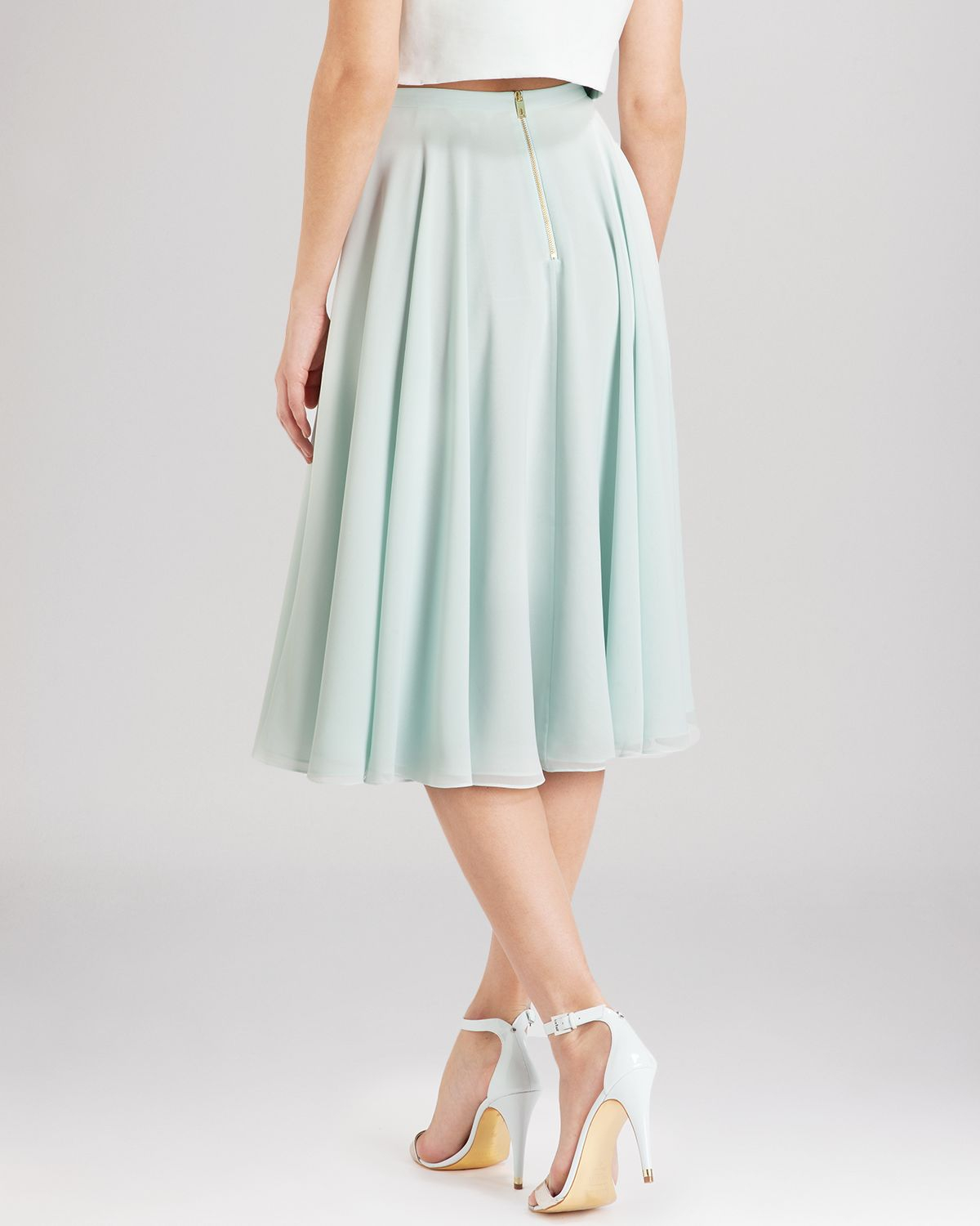 Lyst - Ted Baker Skirt - Neave A-Line in Green