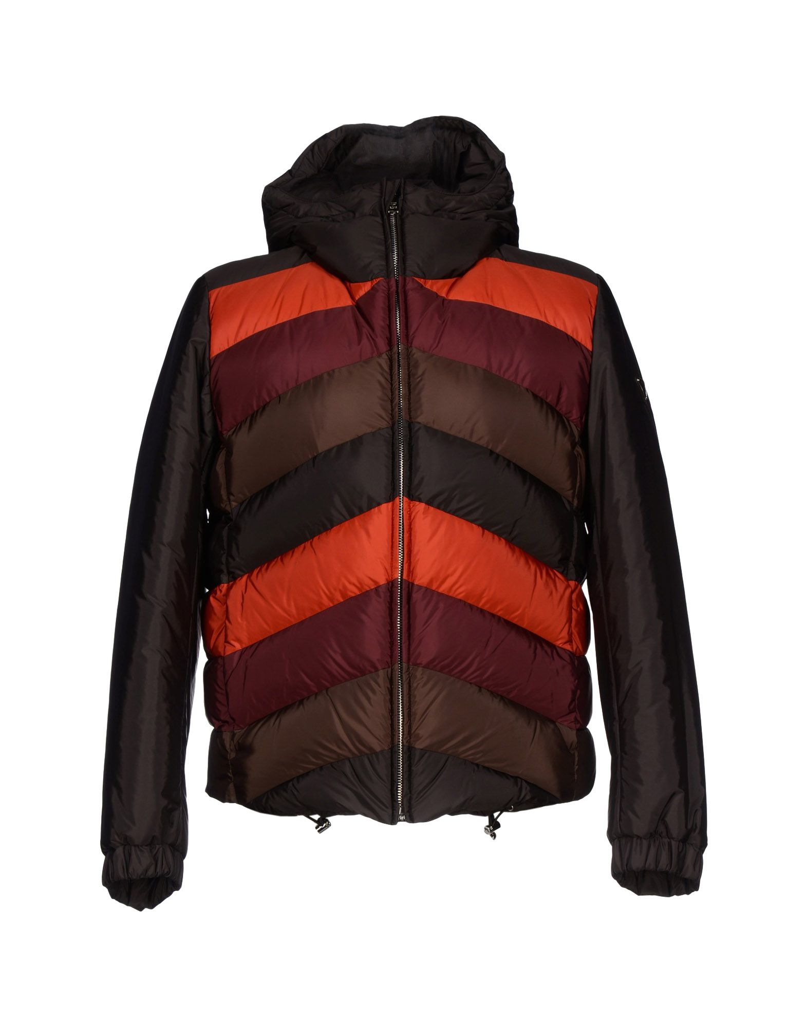 Prada sport Down Jacket in Brown for Men (Dark brown) | Lyst