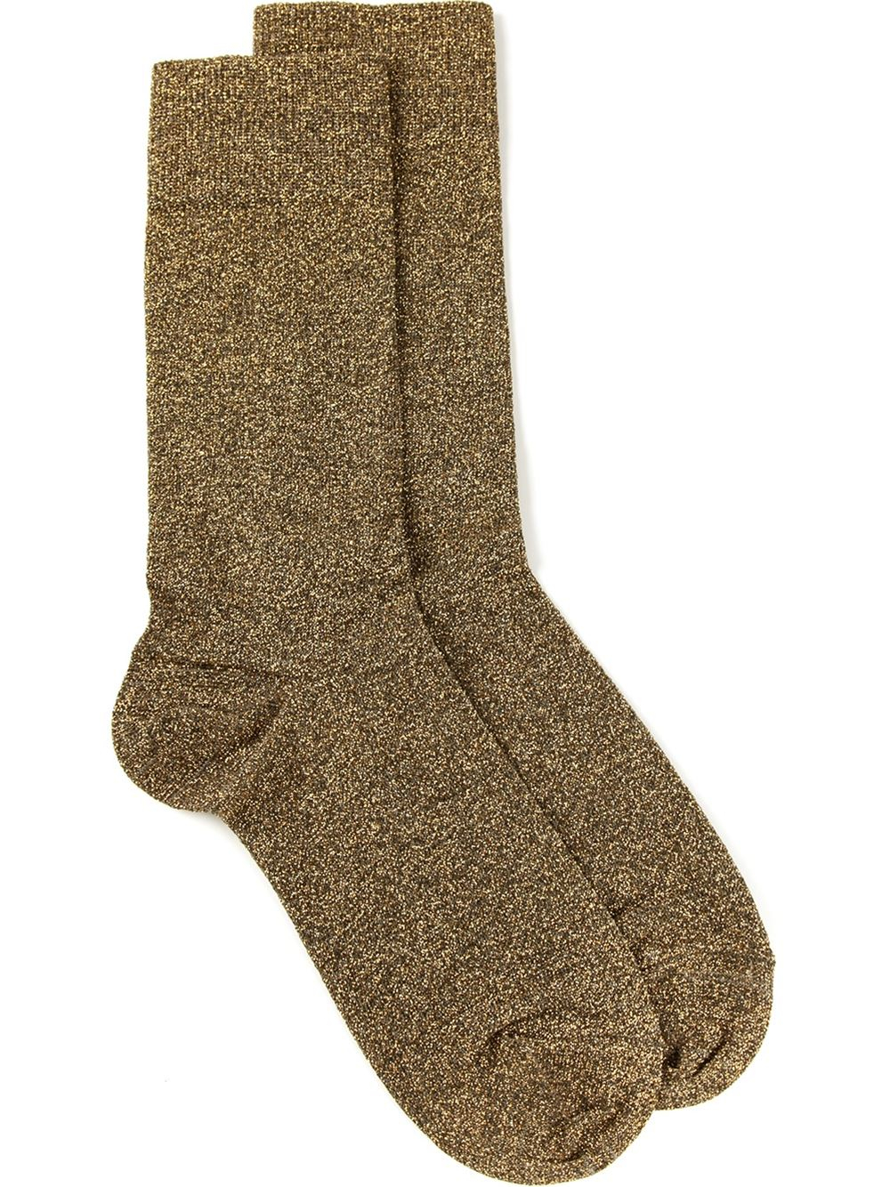 Lyst - Isabel marant Yiley Metallic Socks in Metallic